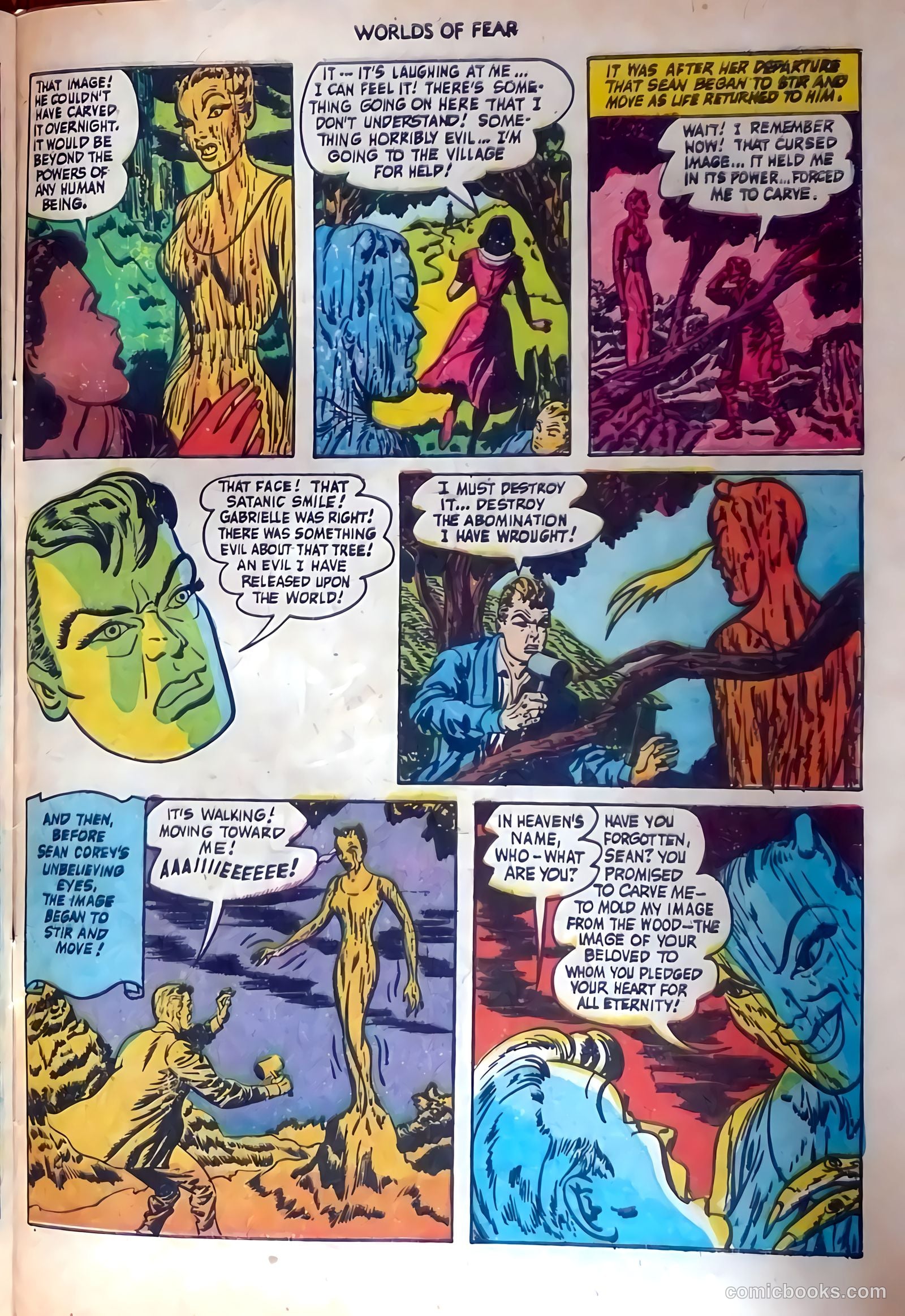 Worlds of Fear #9 (1953) — page 33 of 36