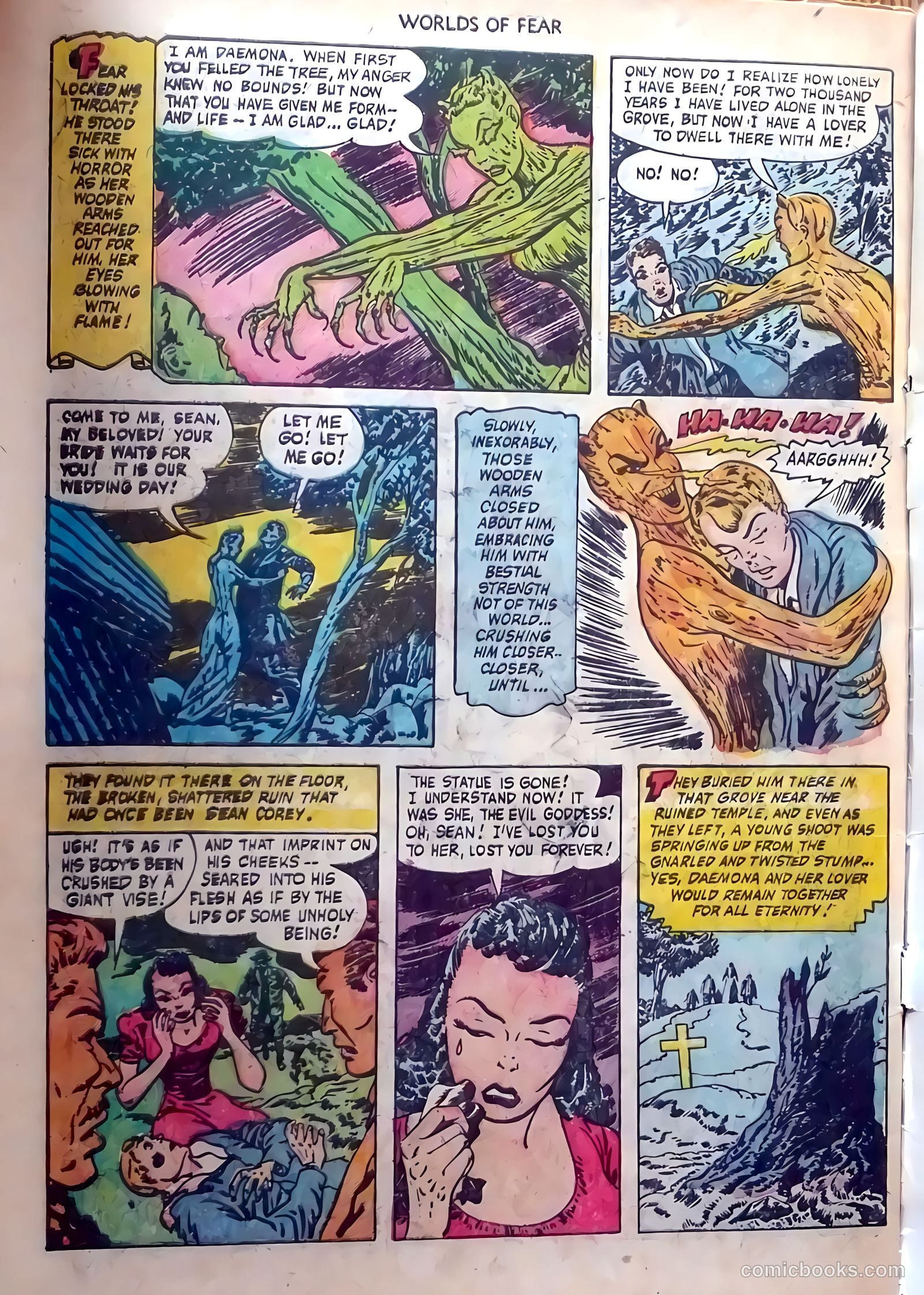 Worlds of Fear #9 (1953) — page 34 of 36