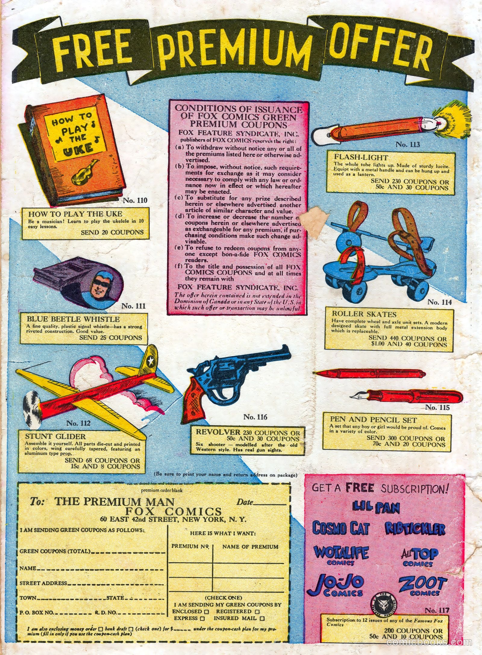 Wotalife #7 (1947) — page 36 of 36
