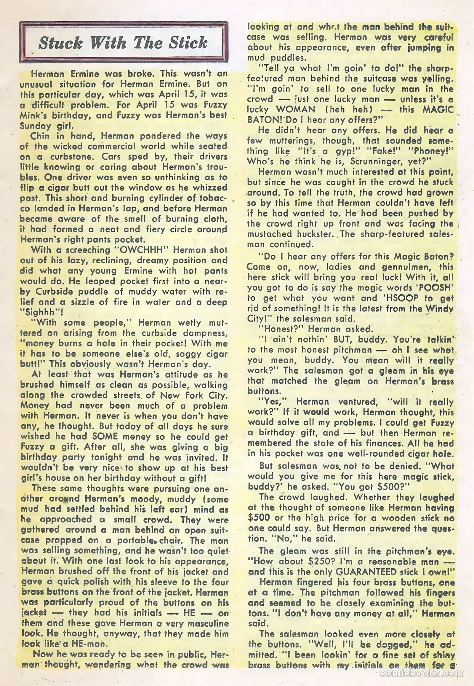 Wotalife Comics #5 (1957) — page 17 of 36