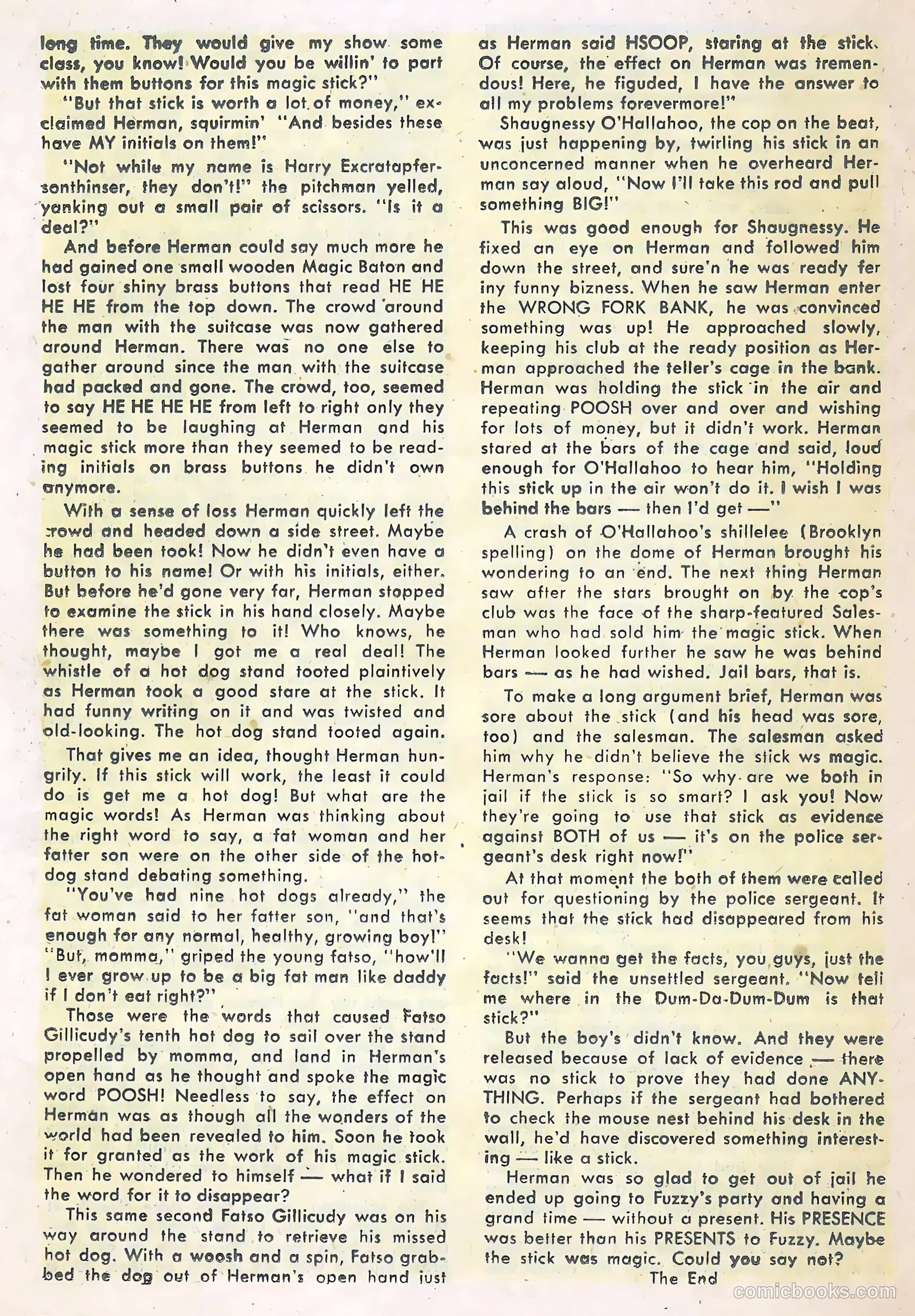 Wotalife Comics #5 (1957) — page 18 of 36