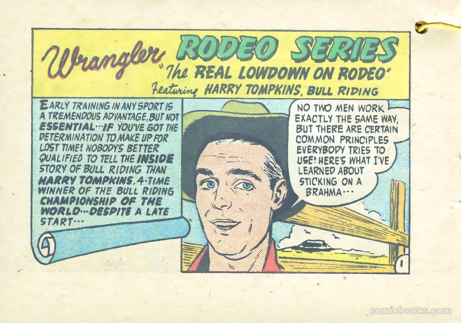 Wrangler Great Moments in Rodeo #18 (1957) — page 28 of 37