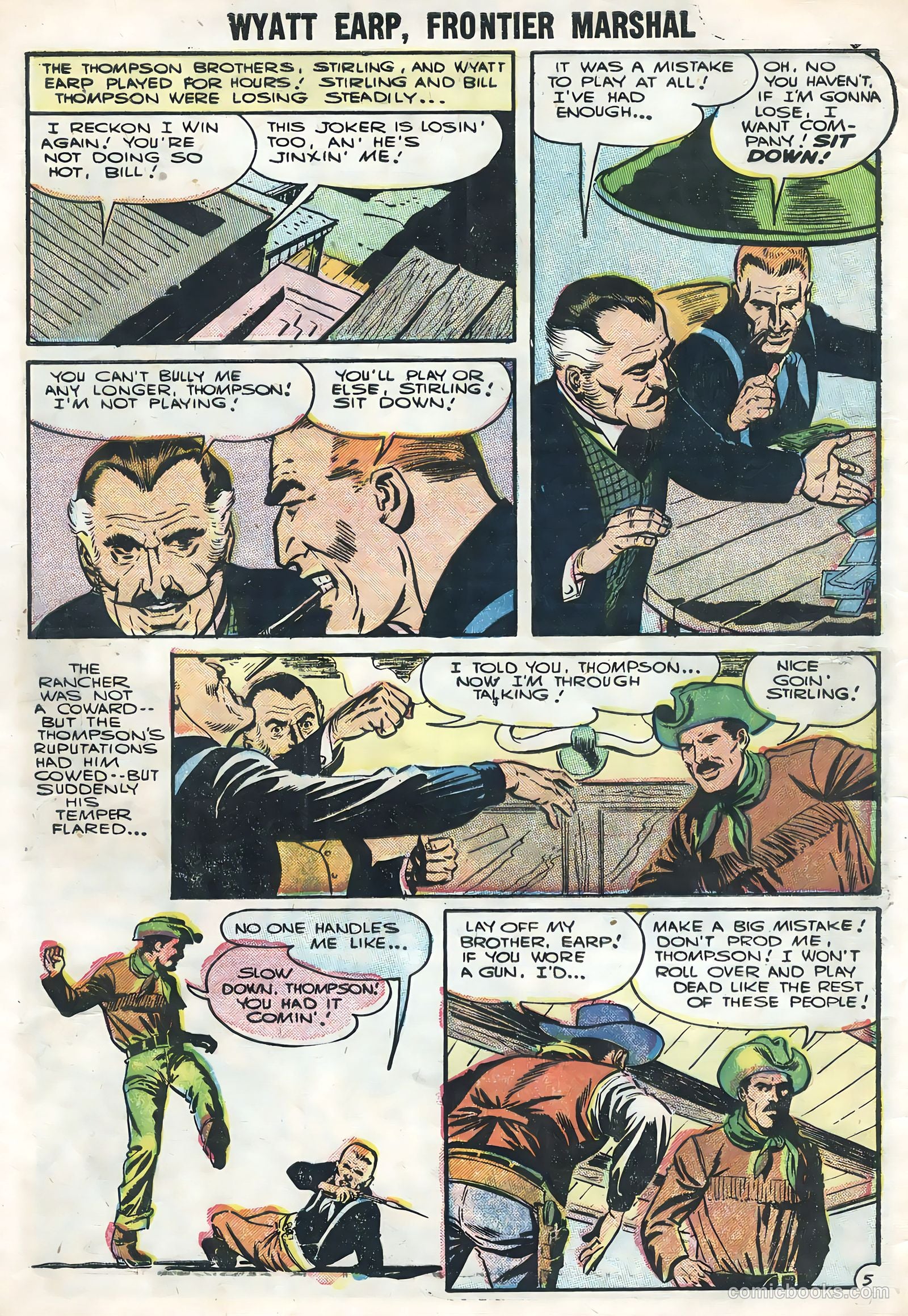 Wyatt Earp #12 (1956) — page 8 of 36