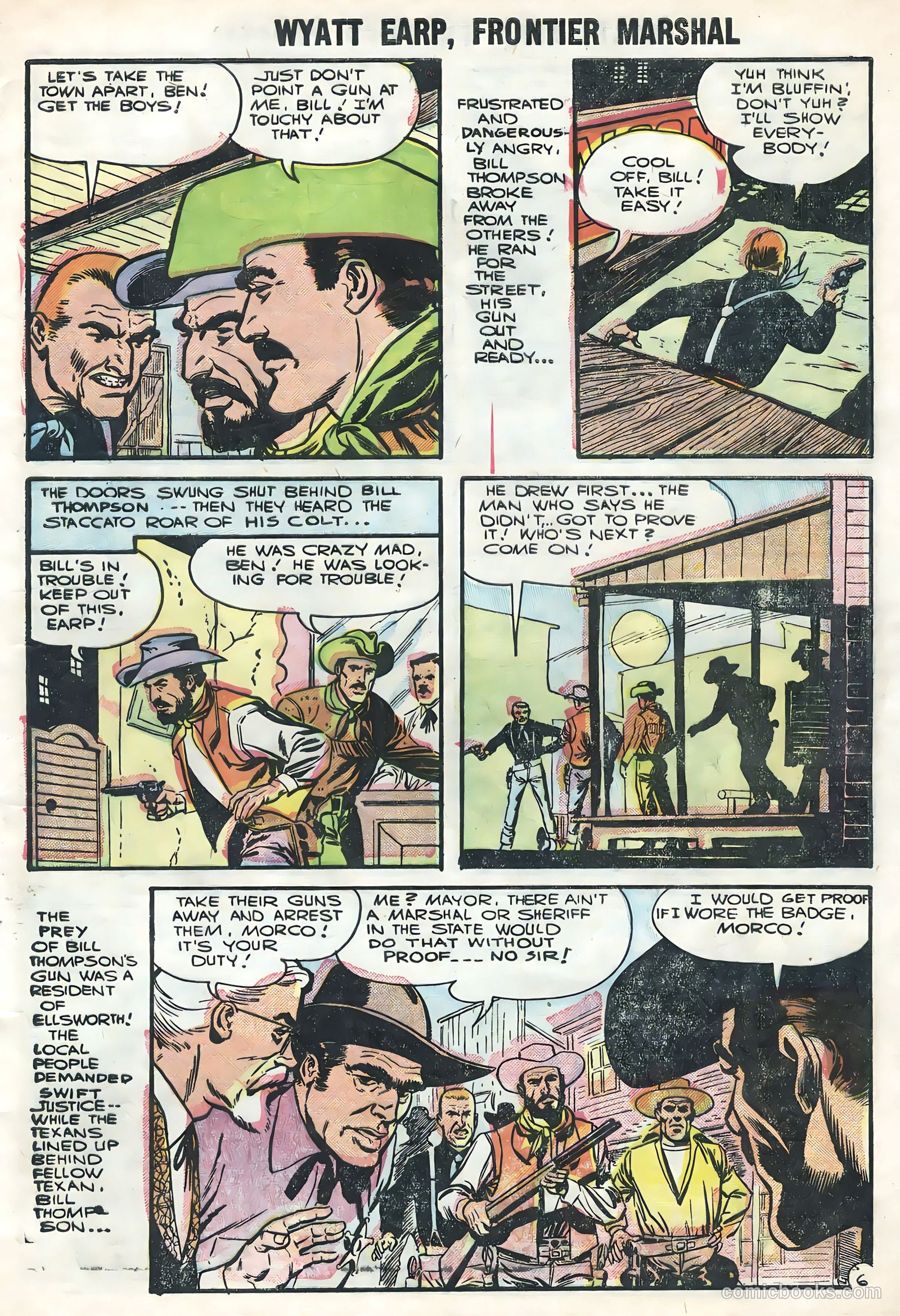 Wyatt Earp #12 (1956) — page 9 of 36