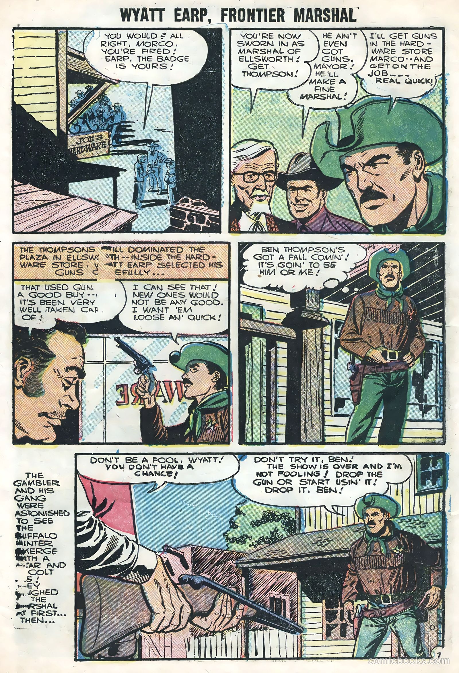 Wyatt Earp #12 (1956) — page 10 of 36
