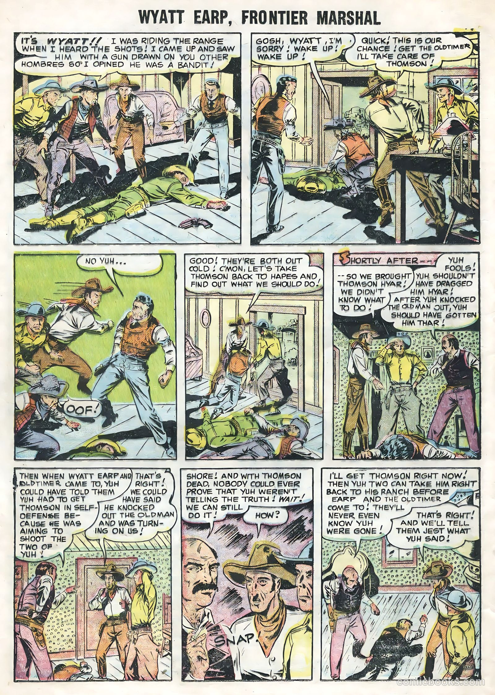 Wyatt Earp #12 (1956) — page 16 of 36