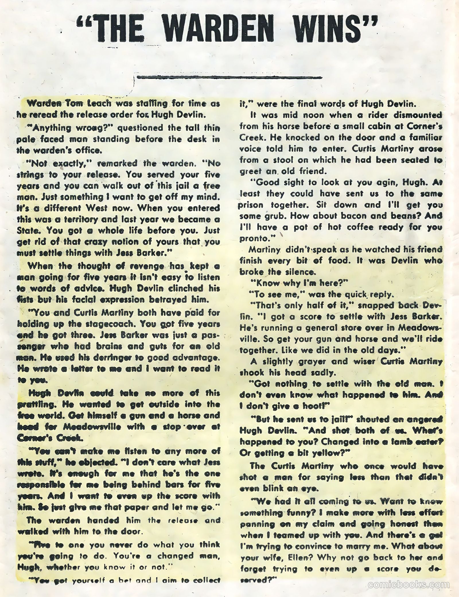 Wyatt Earp #12 (1956) — page 18 of 36