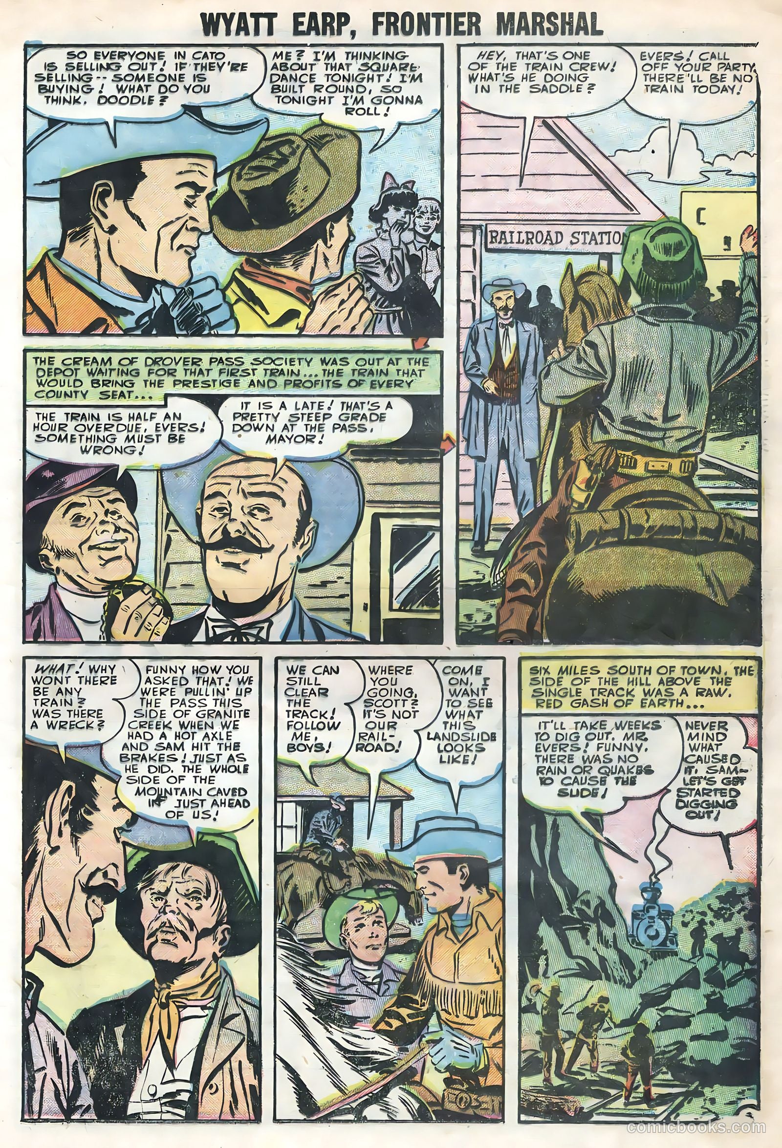 Wyatt Earp #12 (1956) — page 21 of 36