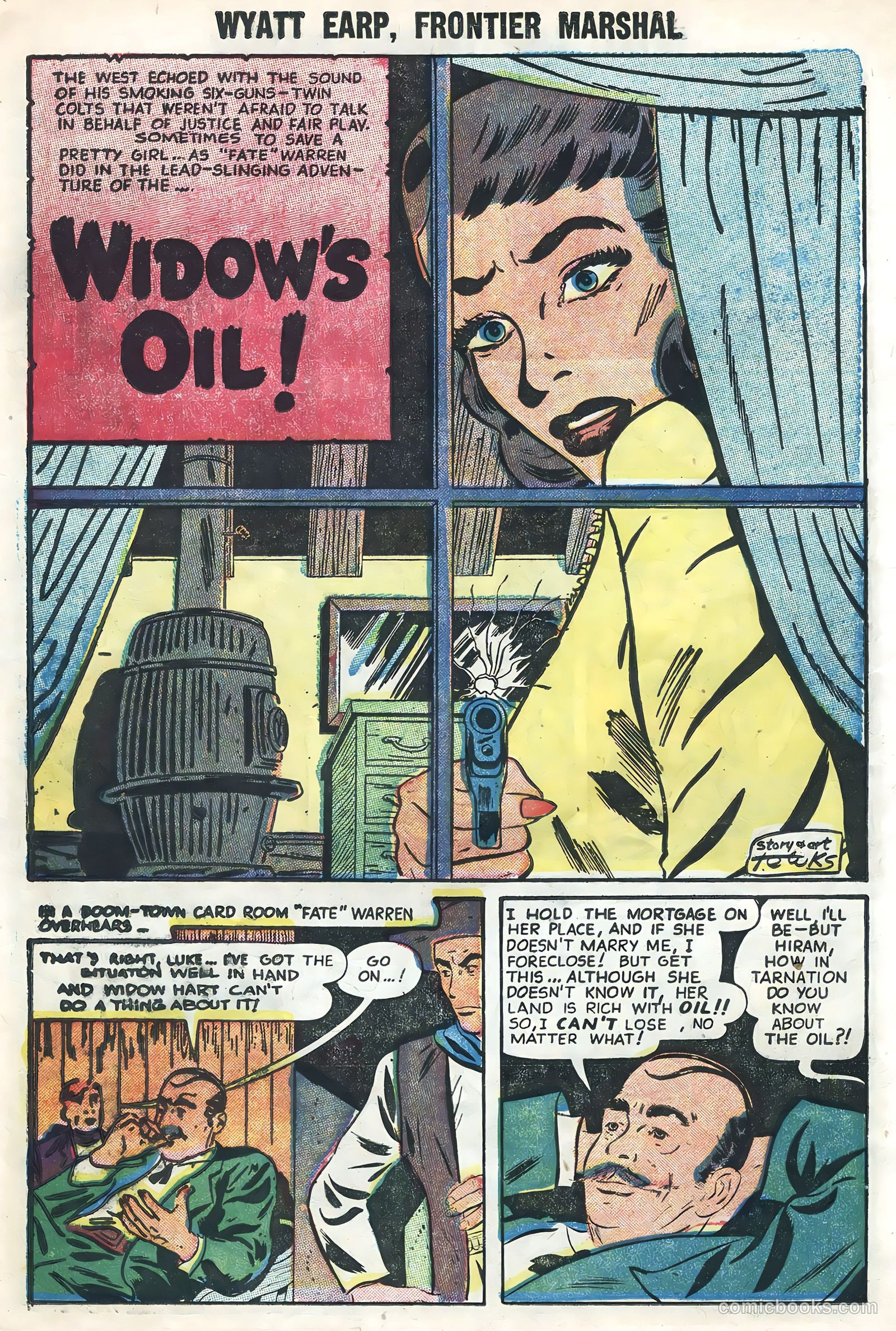Wyatt Earp #12 (1956) — page 26 of 36