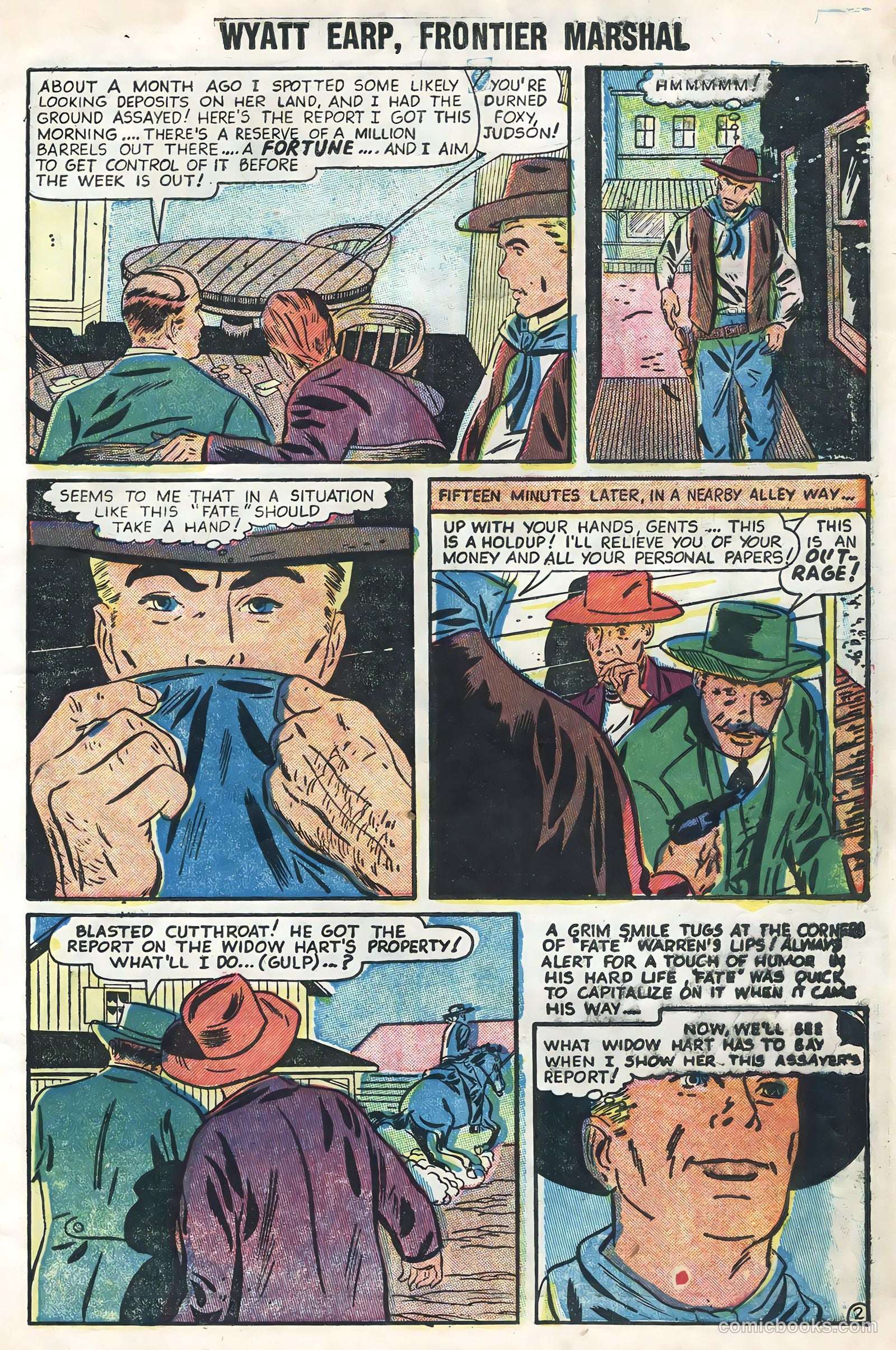 Wyatt Earp #12 (1956) — page 27 of 36