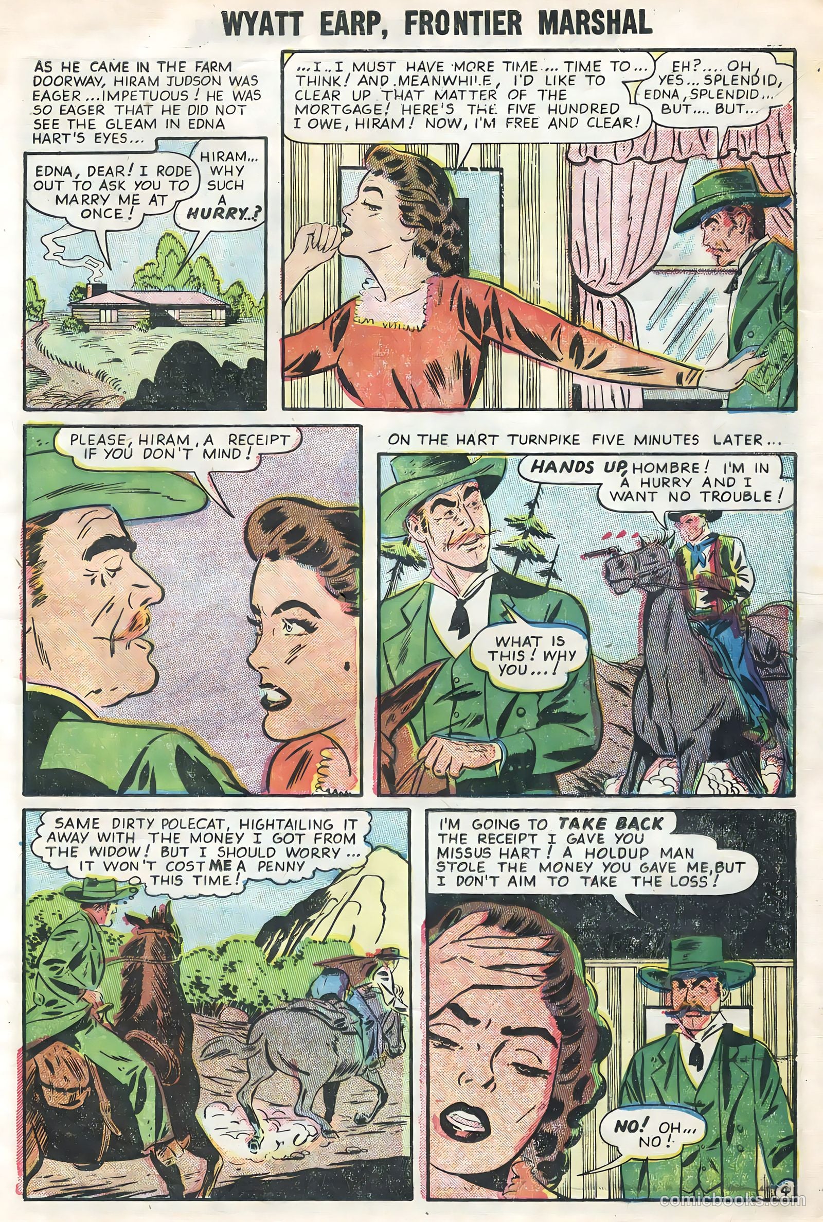 Wyatt Earp #12 (1956) — page 29 of 36