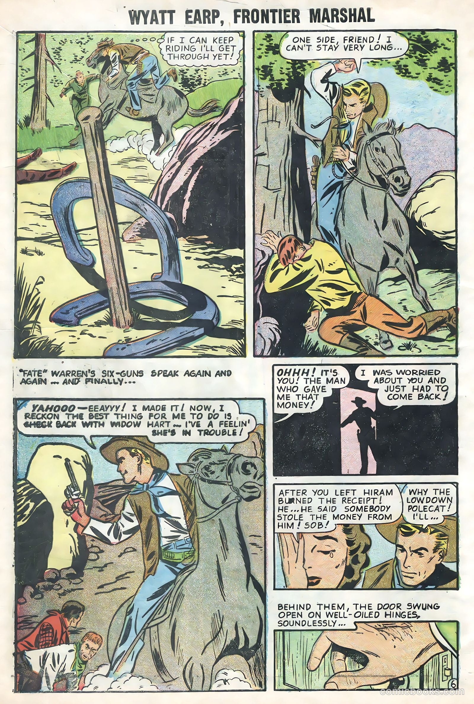 Wyatt Earp #12 (1956) — page 32 of 36