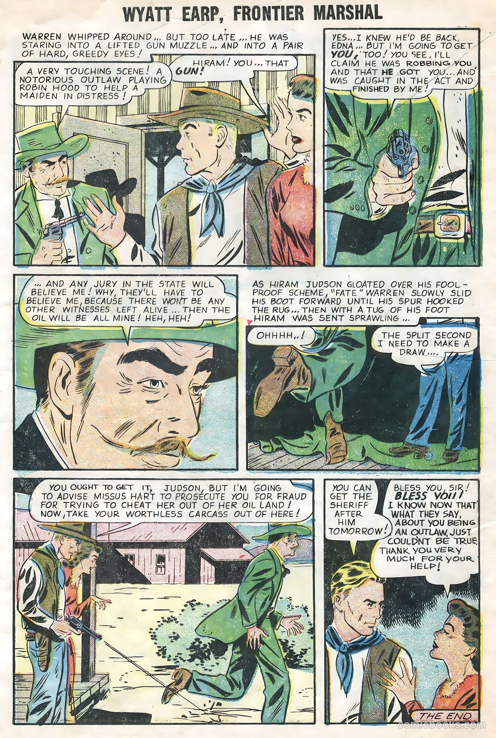 Wyatt Earp #12 (1956) — page 33 of 36