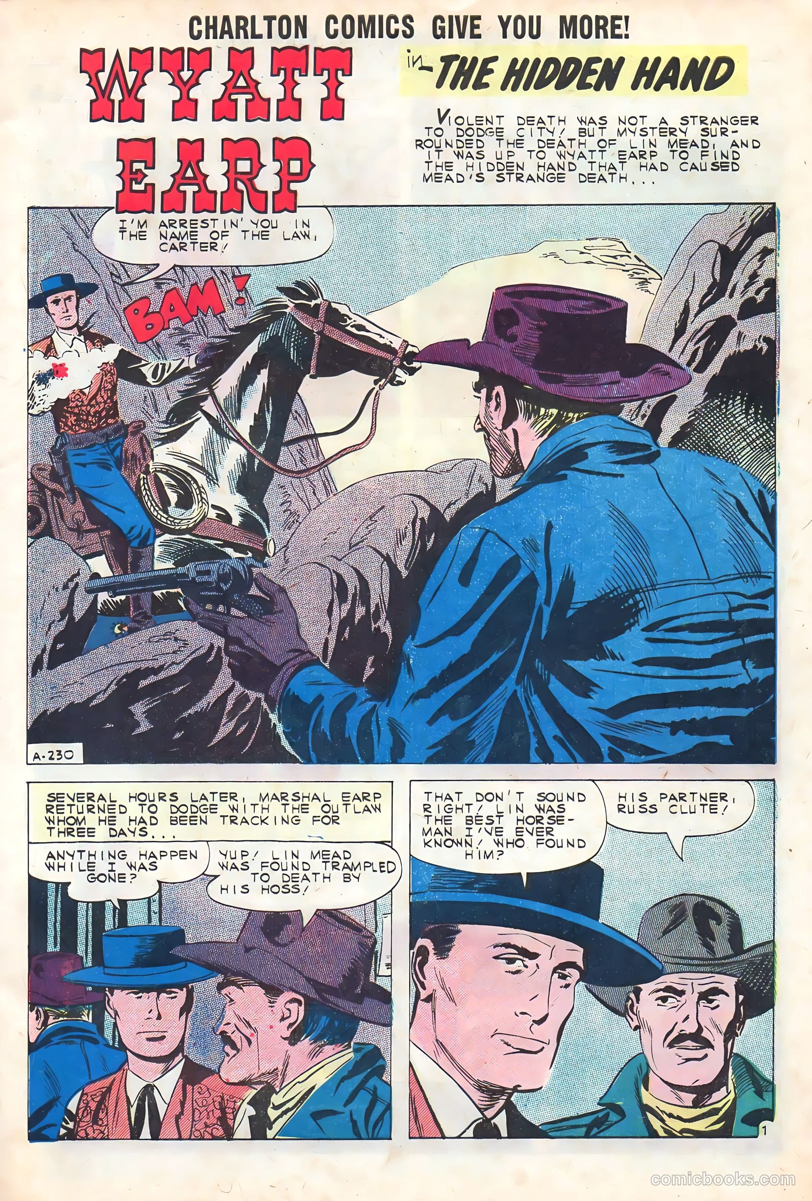 Wyatt Earp #12 (1961) — page 9 of 36