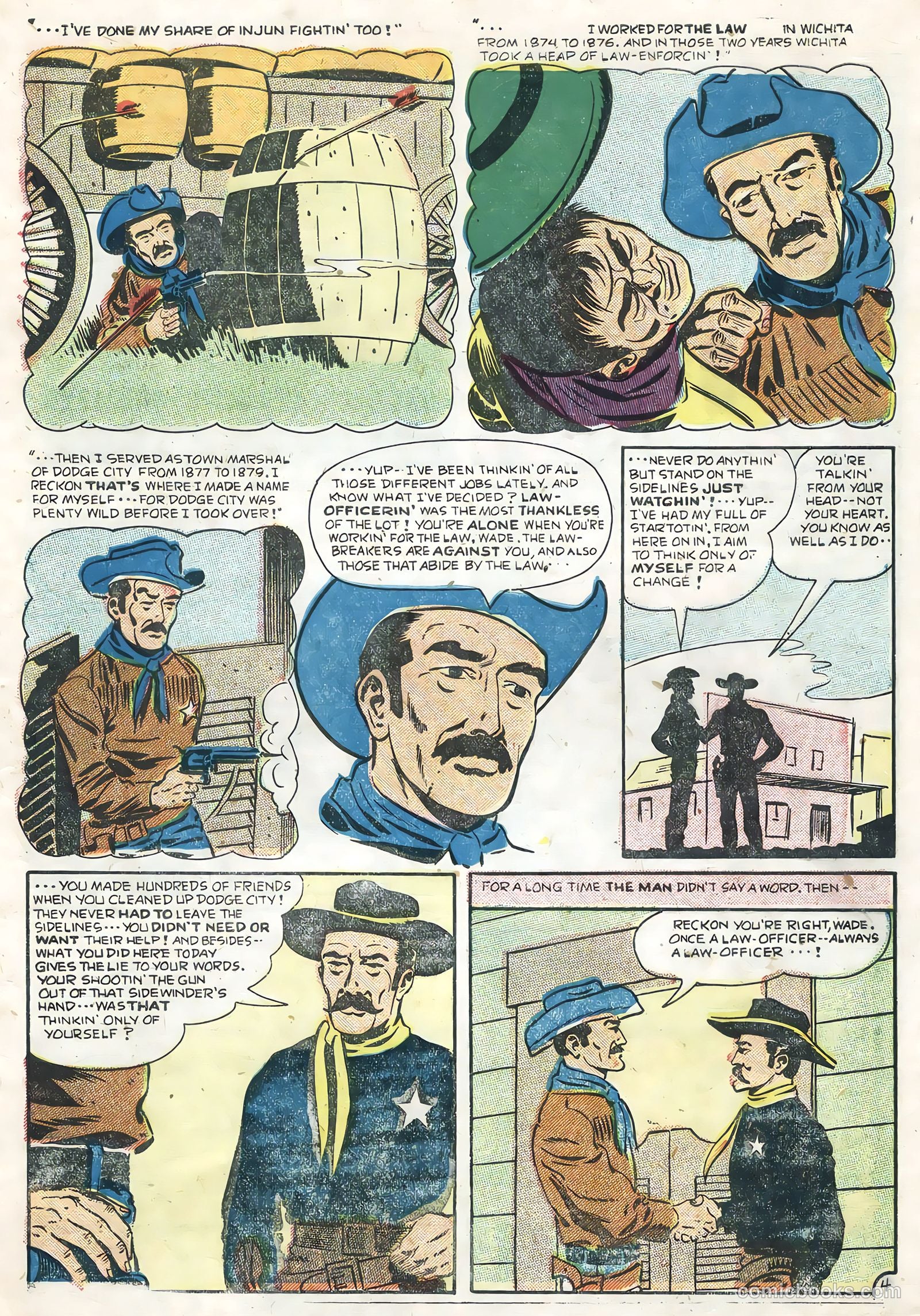 Wyatt Earp #13 (1956) — page 7 of 36