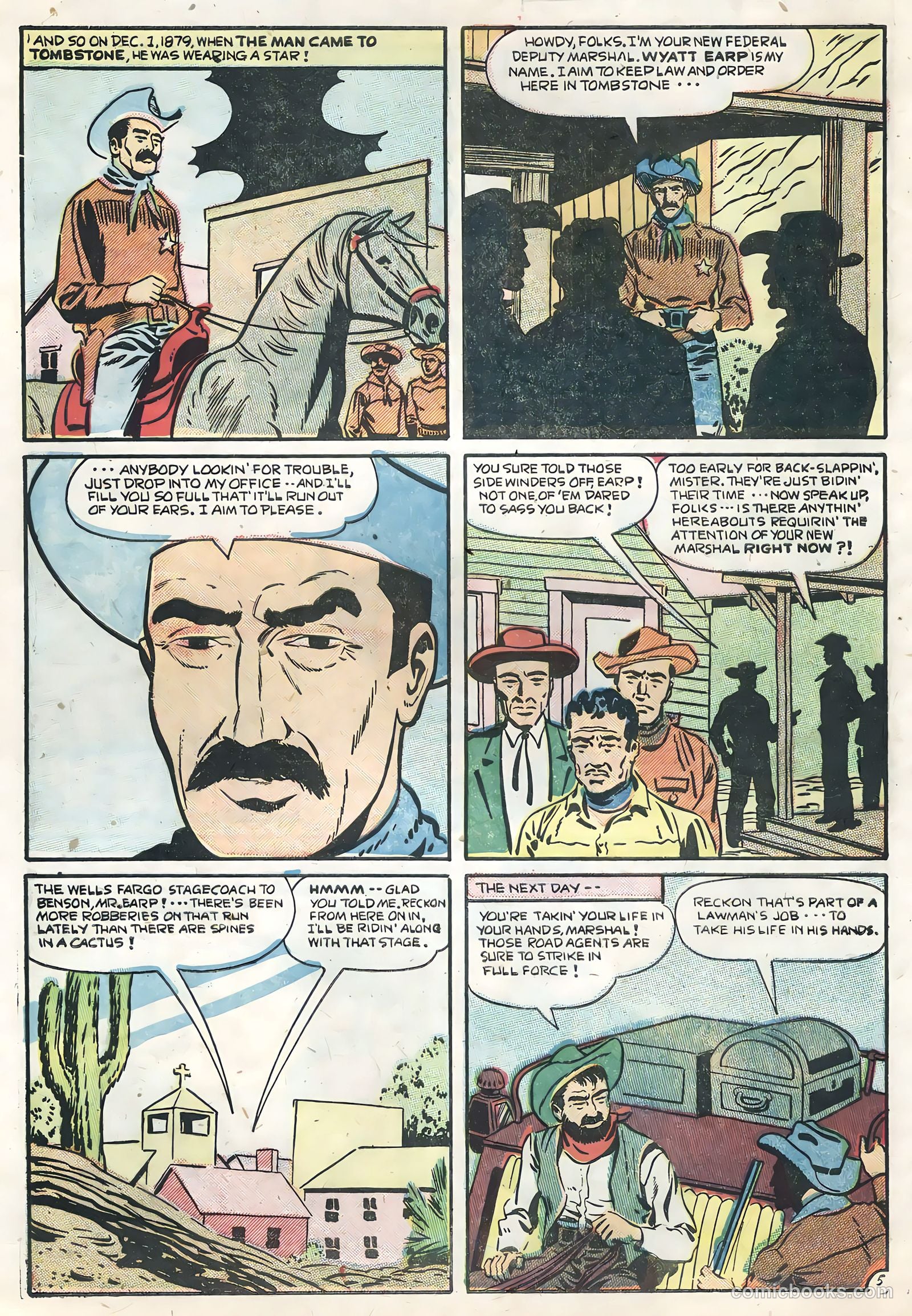 Wyatt Earp #13 (1956) — page 8 of 36
