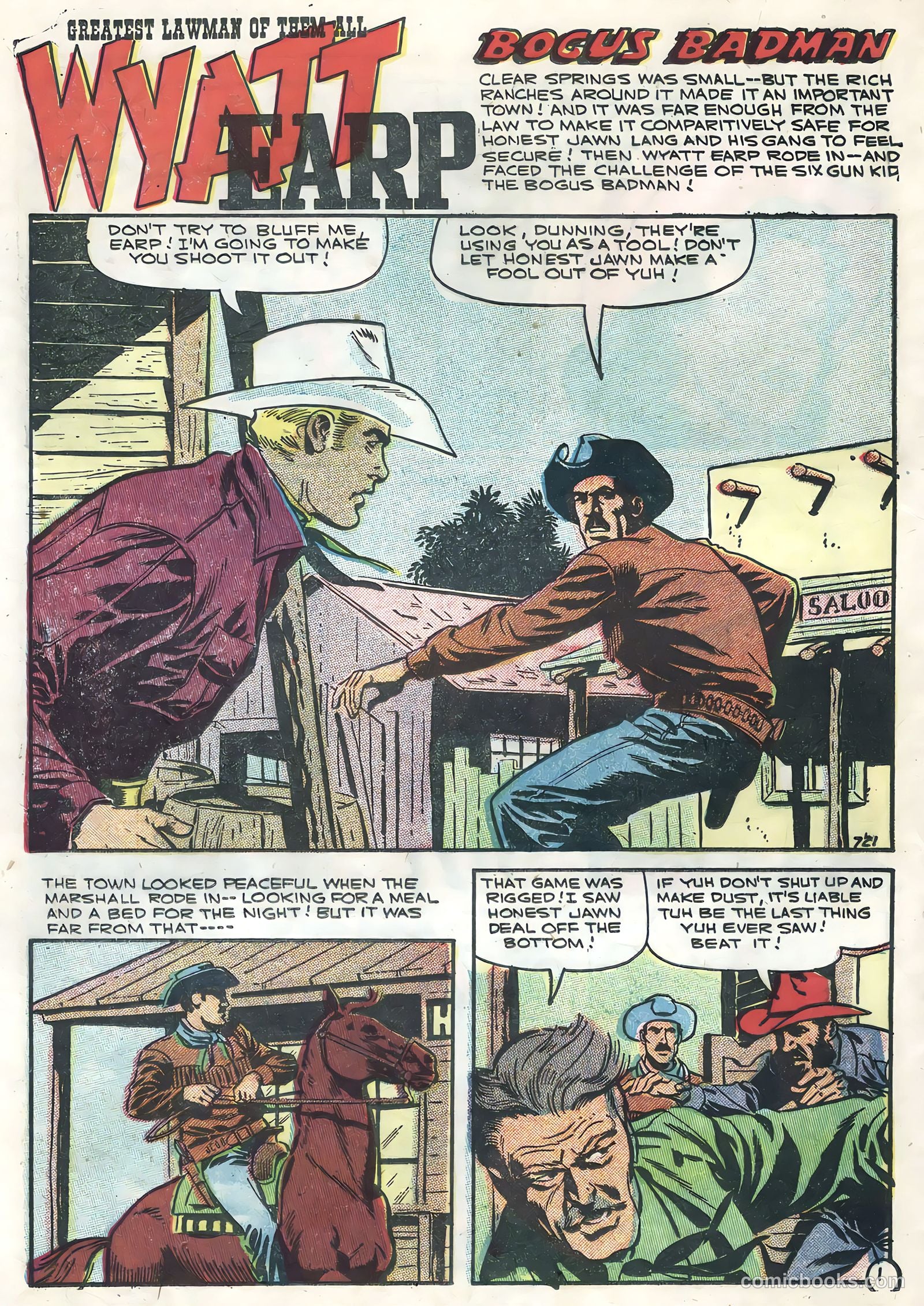 Wyatt Earp #13 (1956) — page 24 of 36
