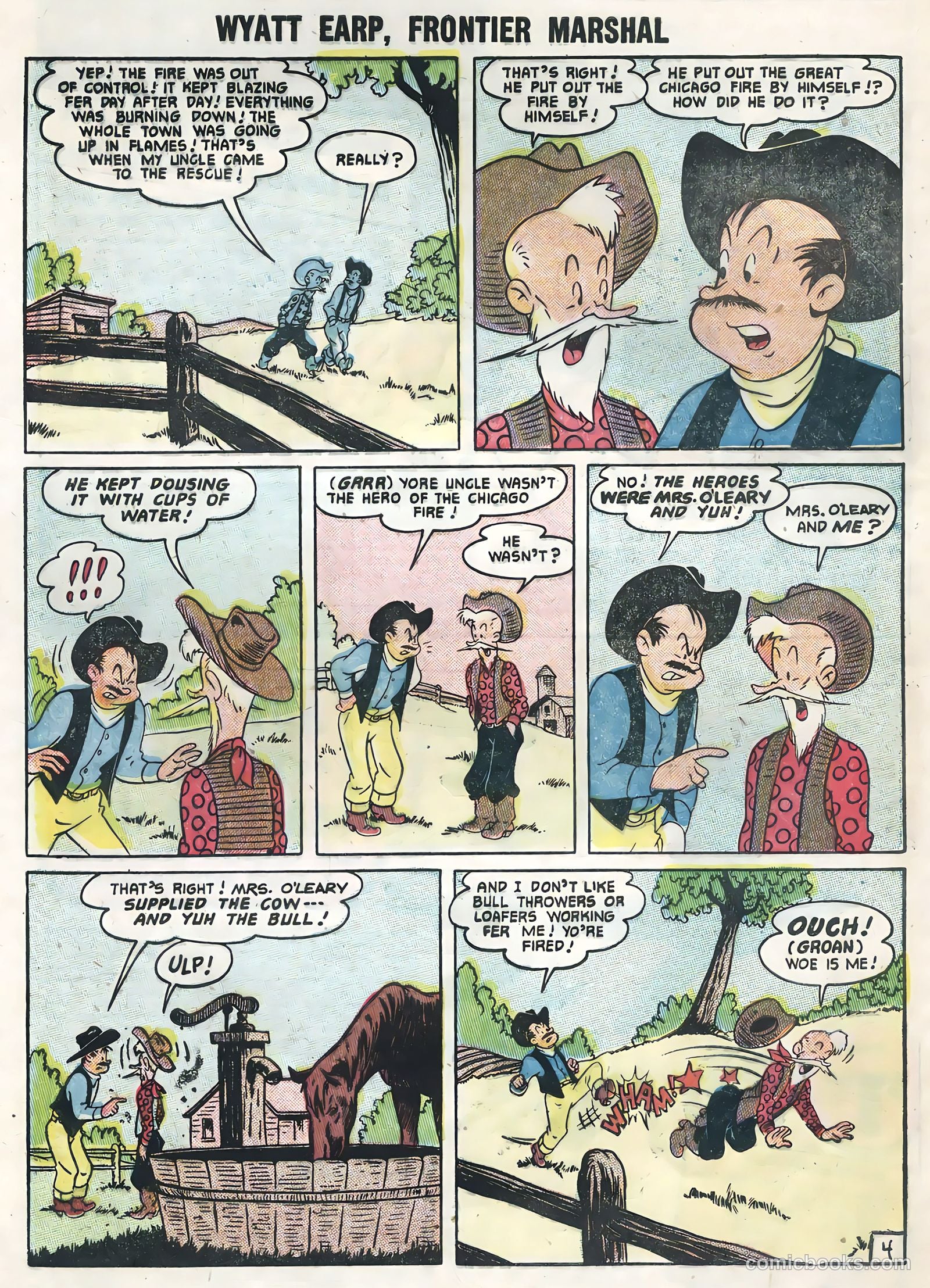 Wyatt Earp #13 (1956) — page 32 of 36