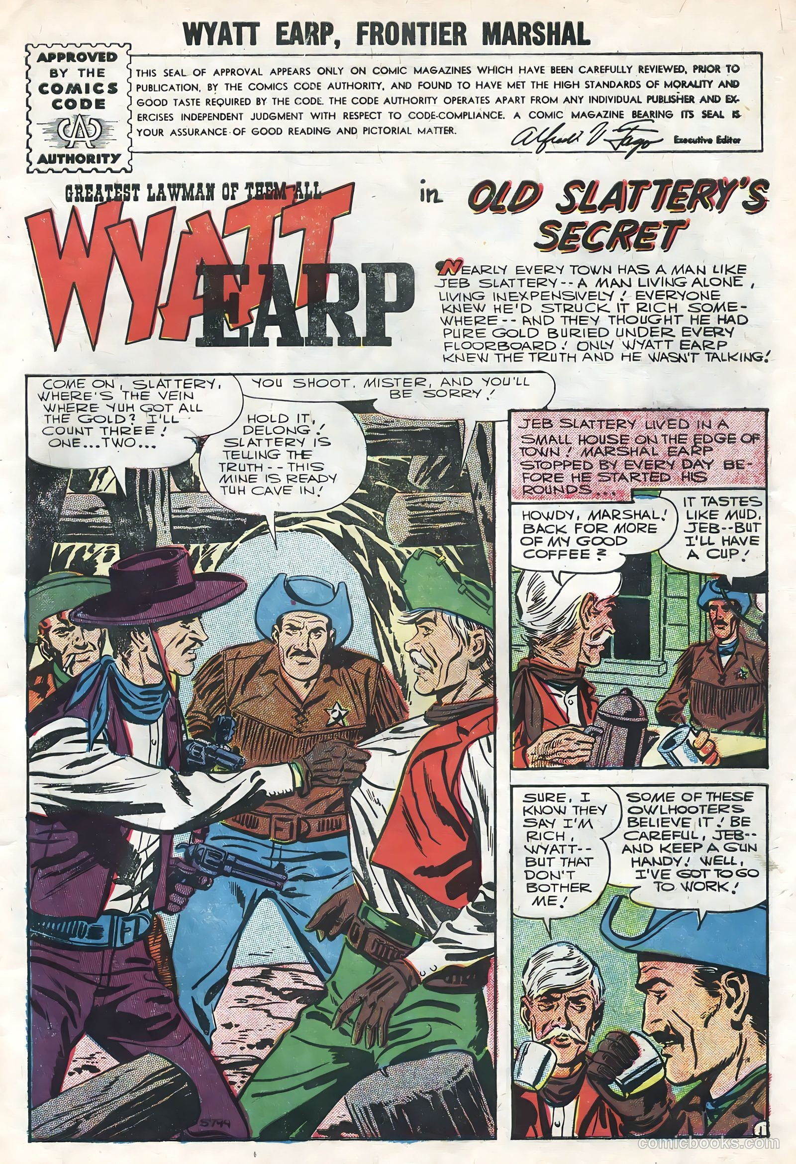 Wyatt Earp #14 (1956) — page 3 of 36
