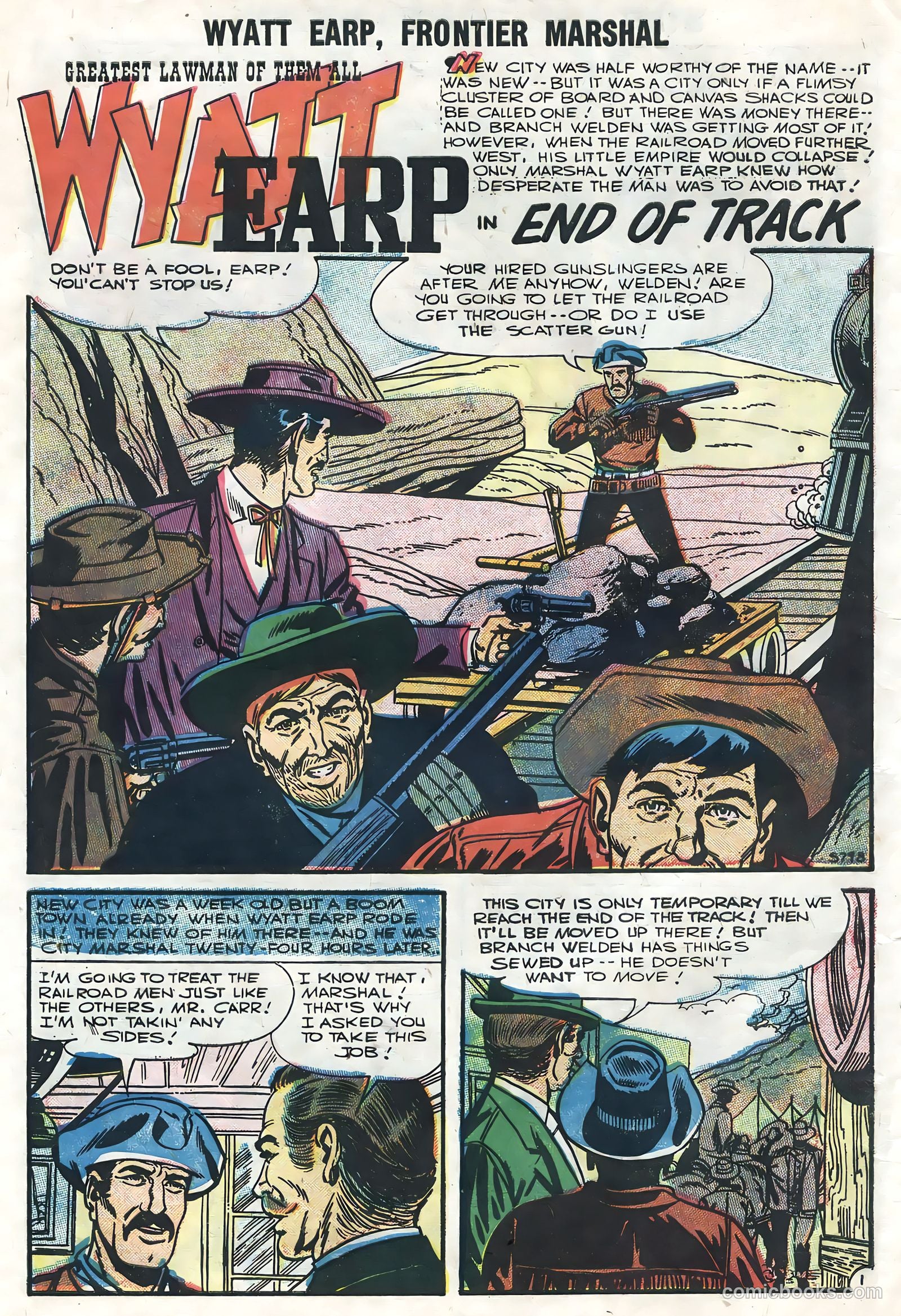 Wyatt Earp #14 (1956) — page 10 of 36
