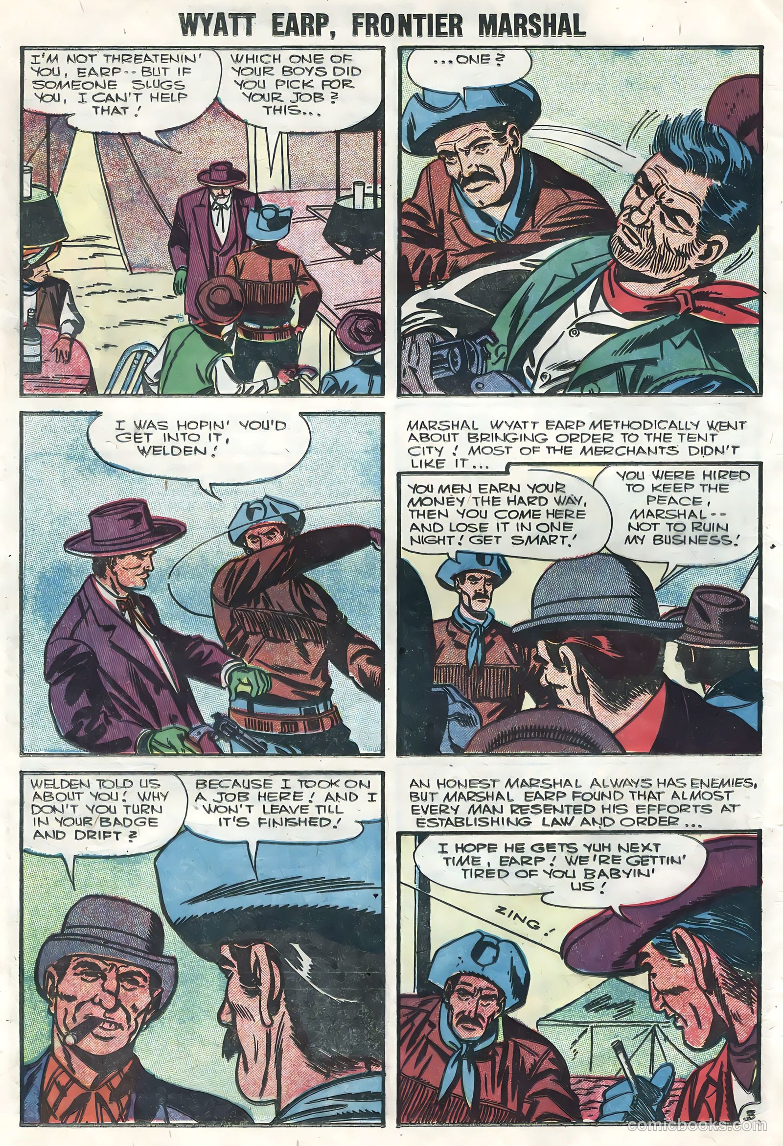 Wyatt Earp #14 (1956) — page 12 of 36