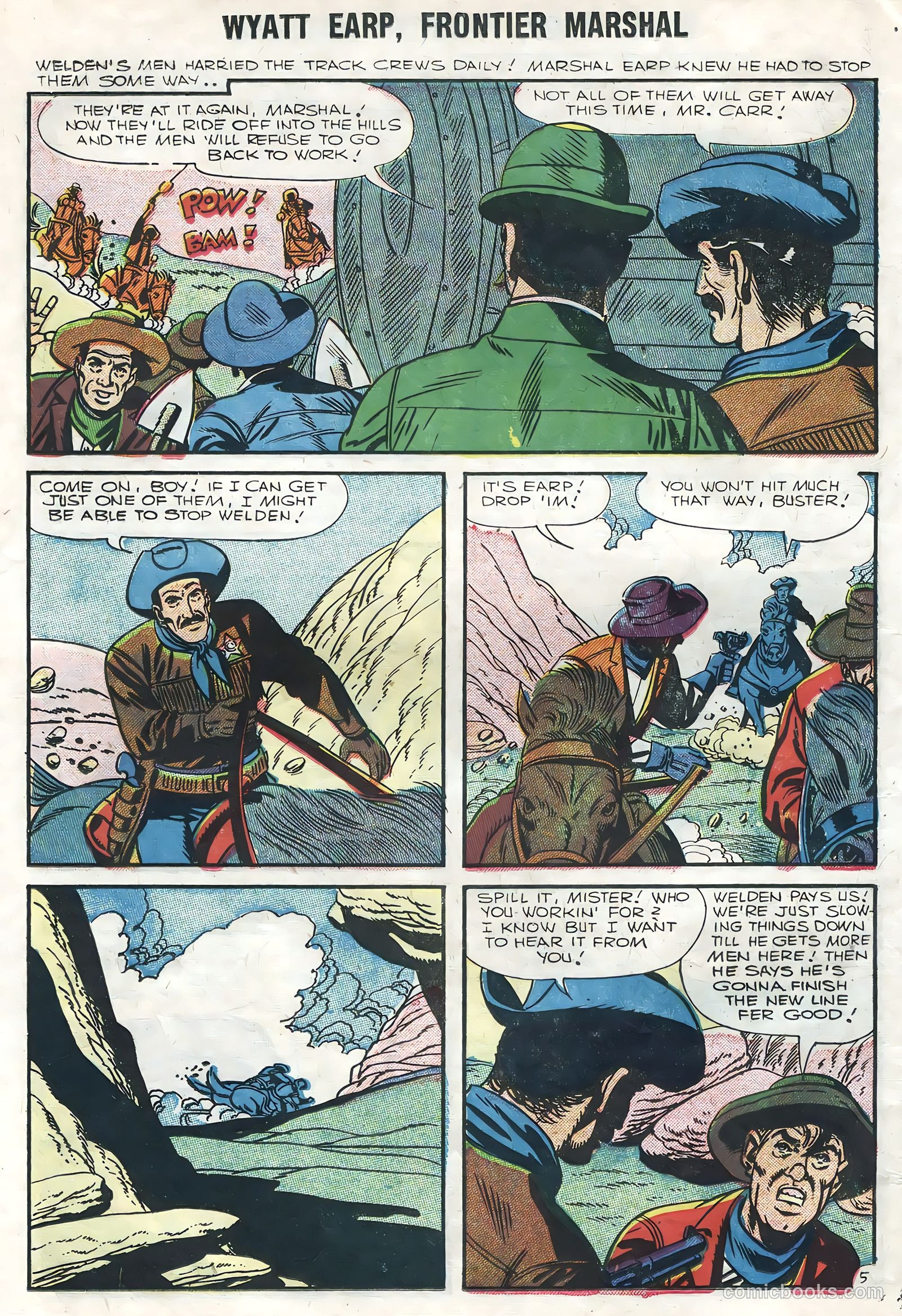 Wyatt Earp #14 (1956) — page 14 of 36