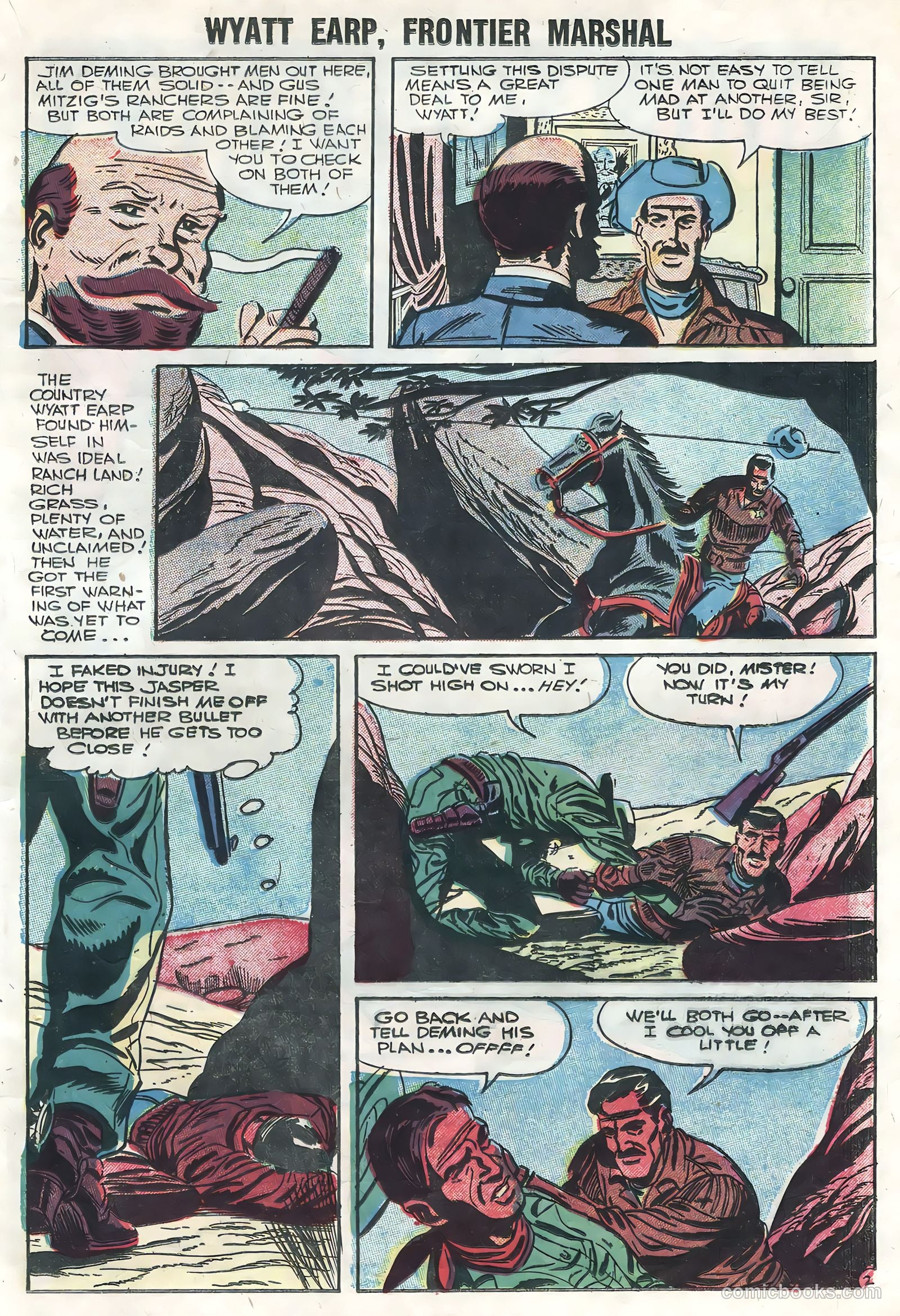 Wyatt Earp #14 (1956) — page 21 of 36