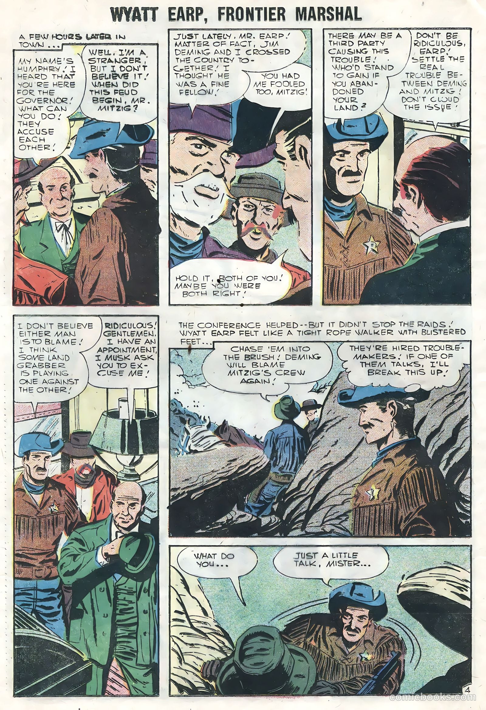 Wyatt Earp #14 (1956) — page 24 of 36