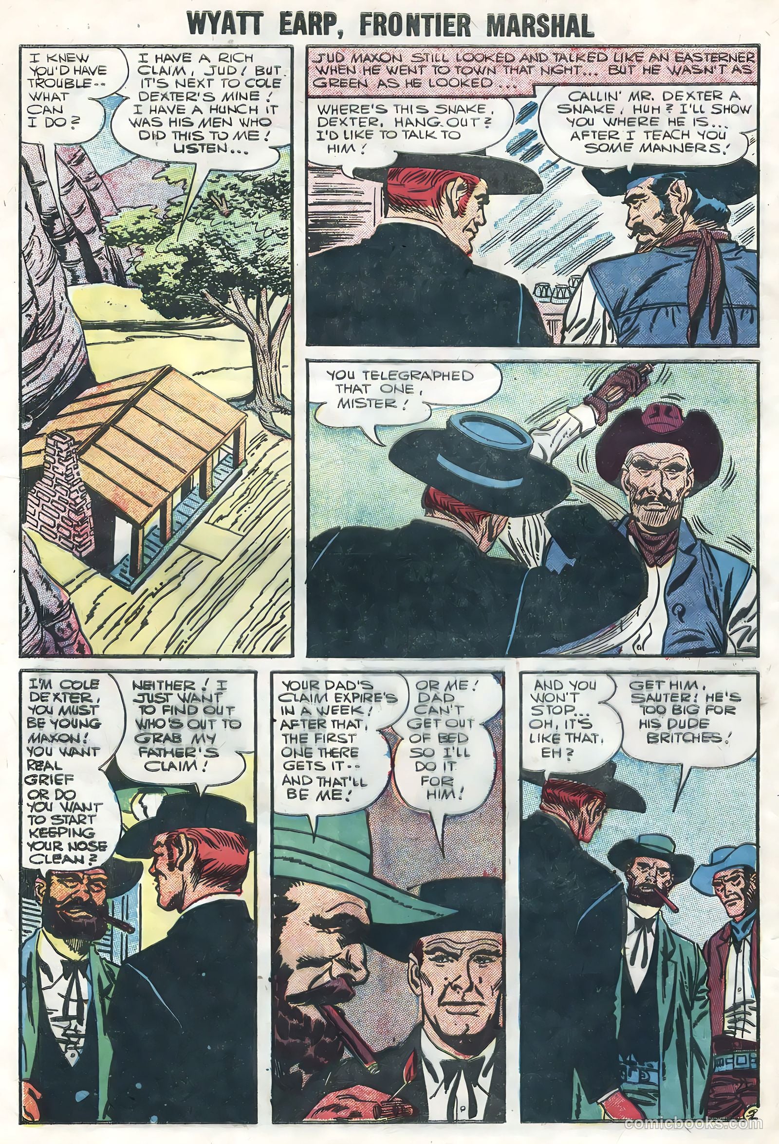 Wyatt Earp #14 (1956) — page 28 of 36