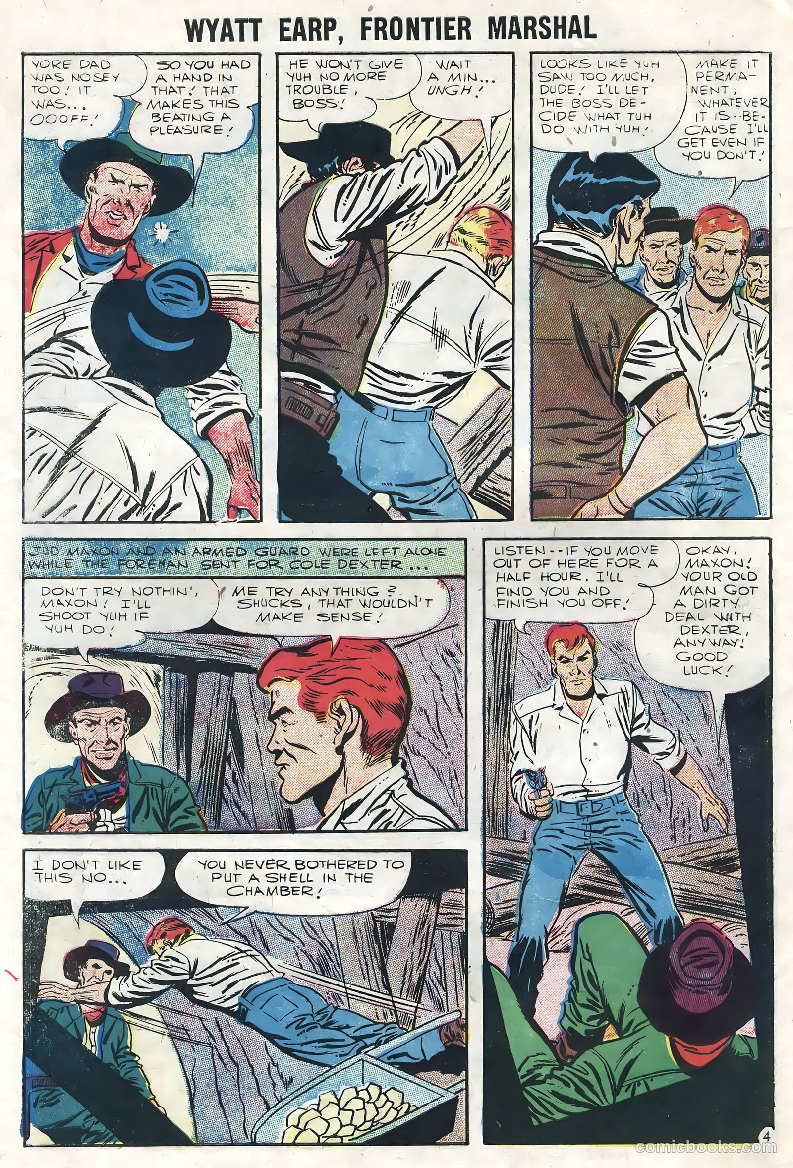 Wyatt Earp #14 (1956) — page 30 of 36
