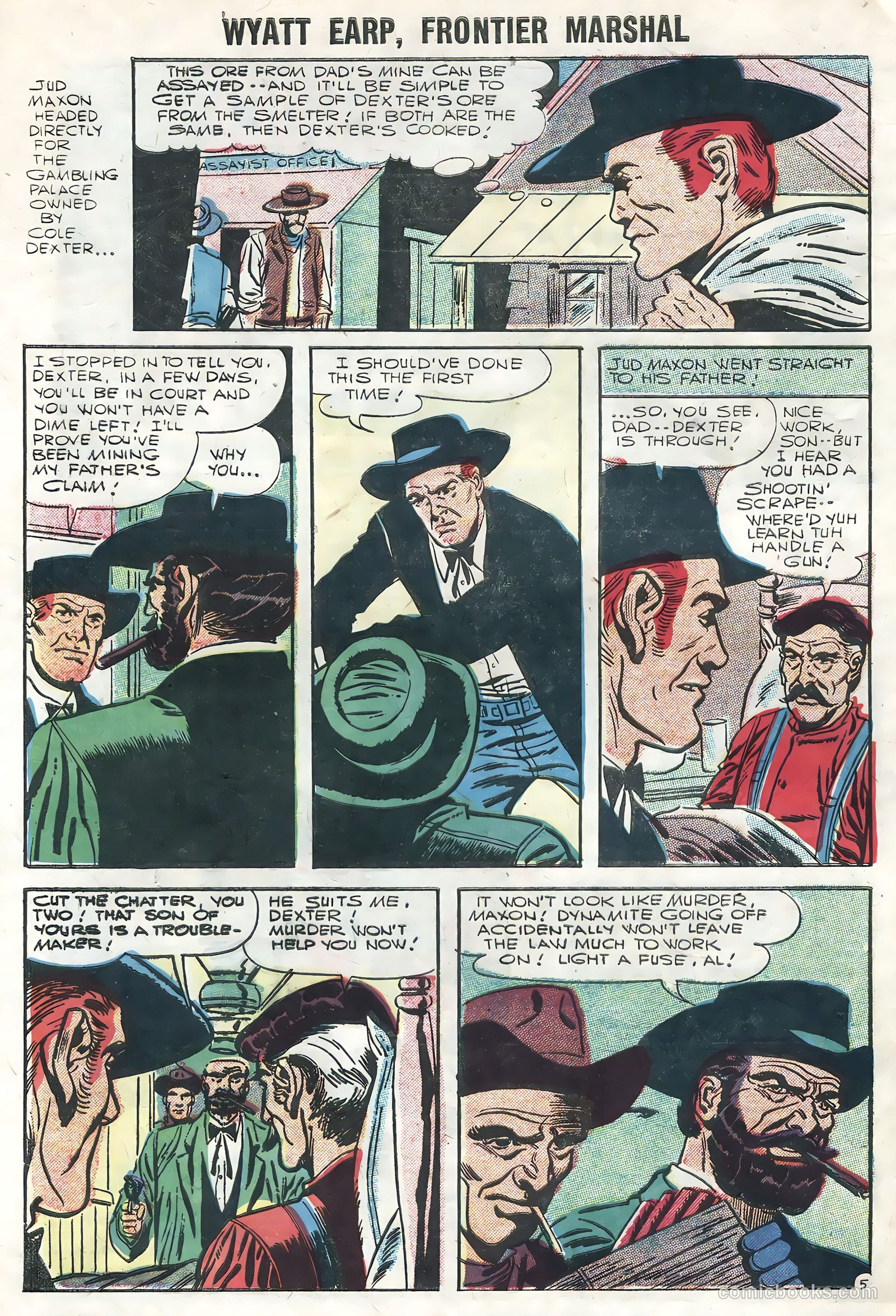 Wyatt Earp #14 (1956) — page 32 of 36