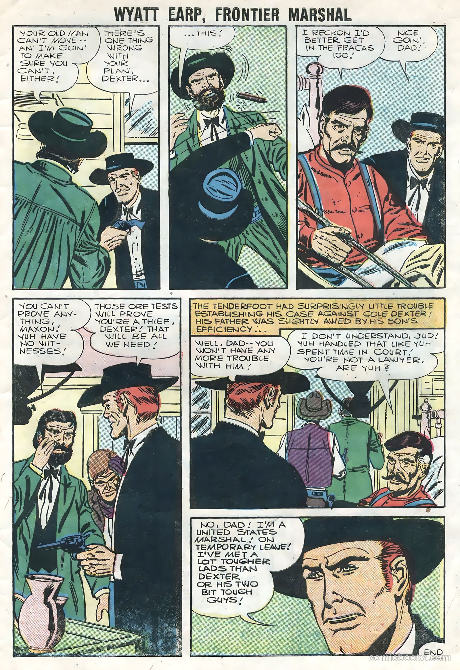 Wyatt Earp #14 (1956) — page 33 of 36