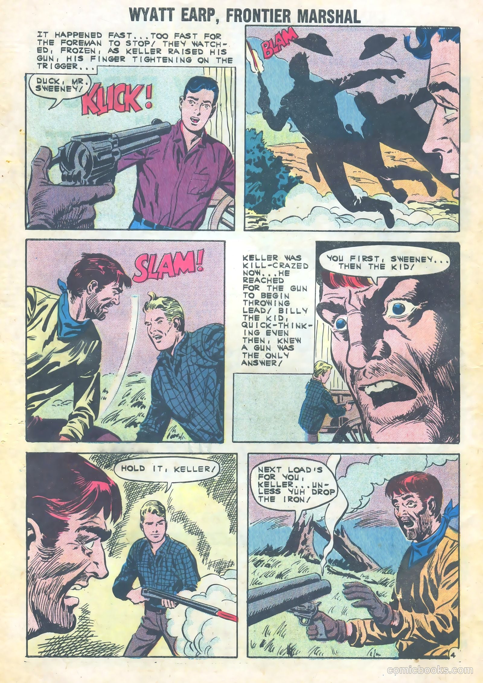 Wyatt Earp #14 (1962) — page 32 of 36