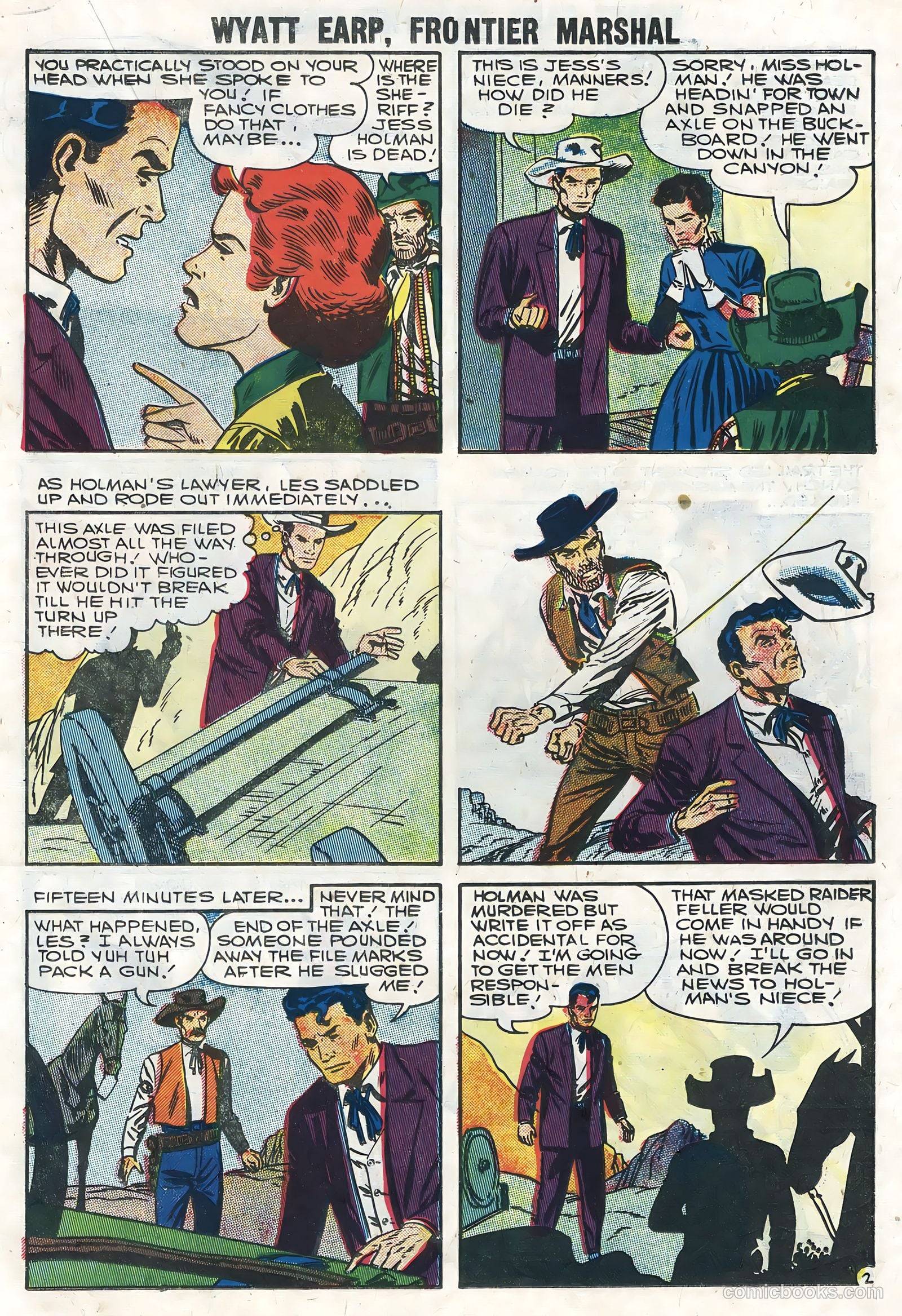 Wyatt Earp #15 (1957) — page 19 of 36