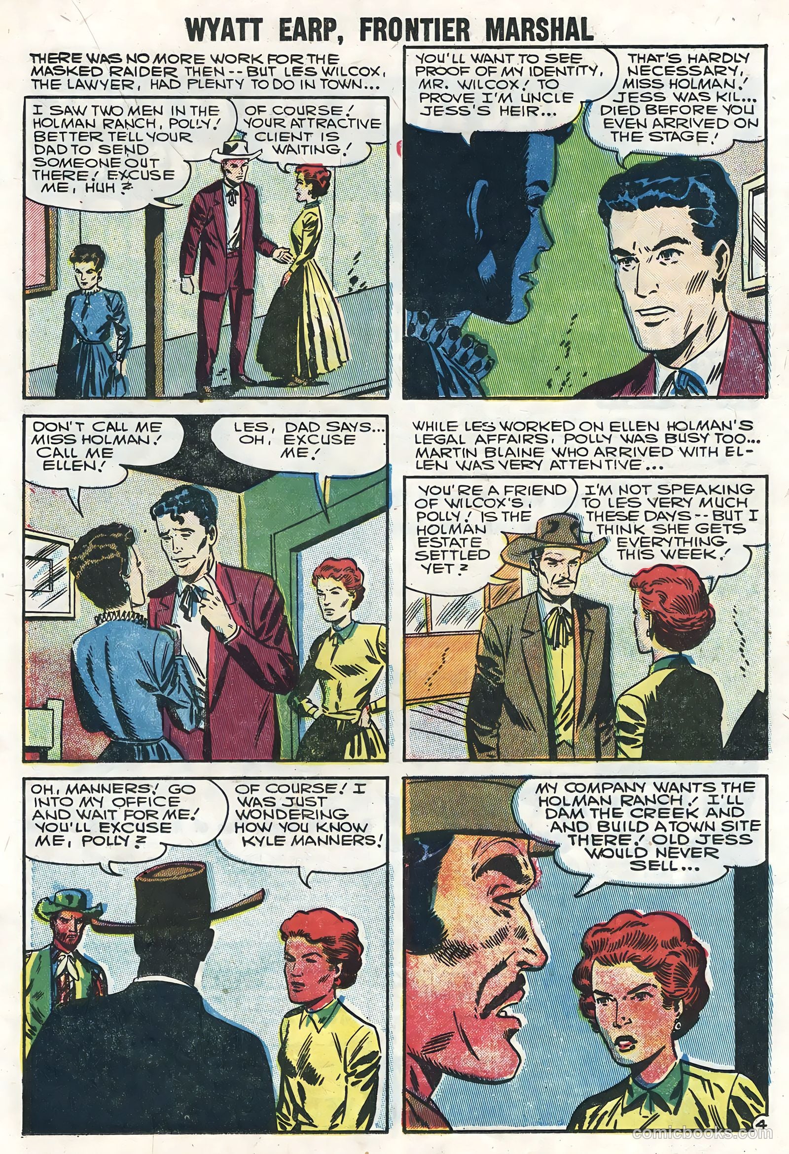 Wyatt Earp #15 (1957) — page 21 of 36