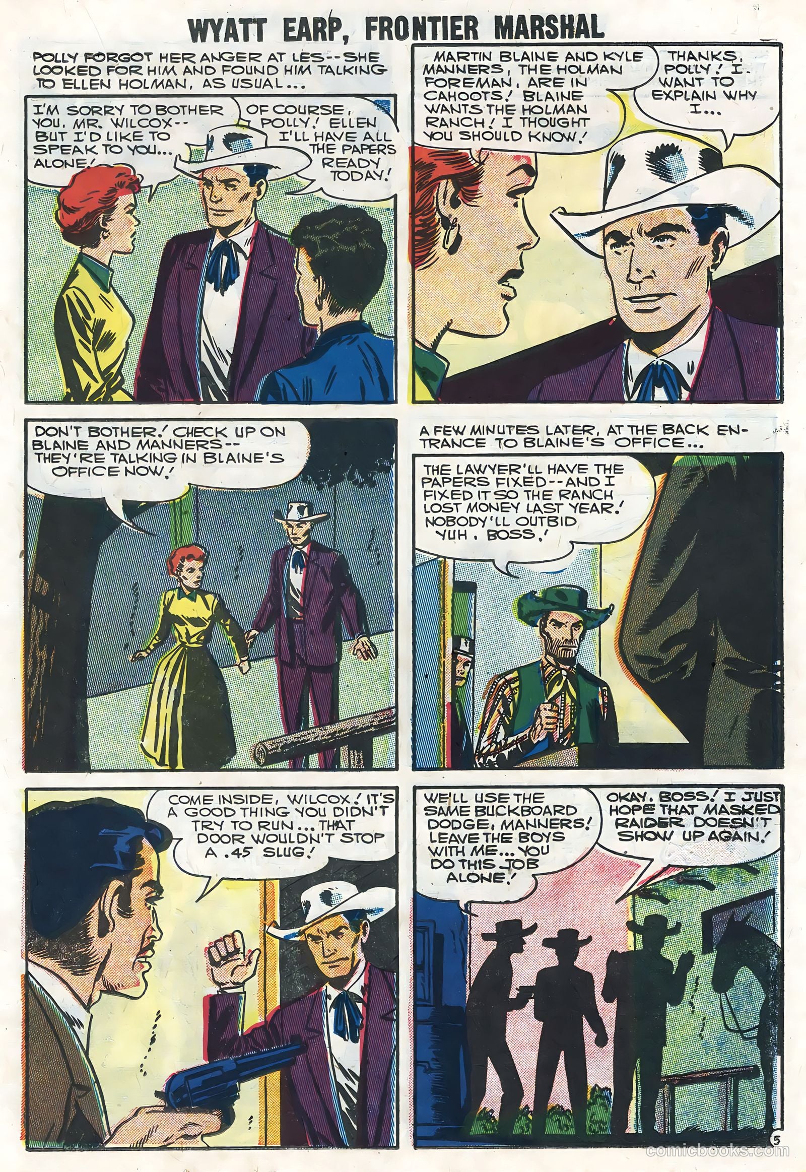 Wyatt Earp #15 (1957) — page 23 of 36