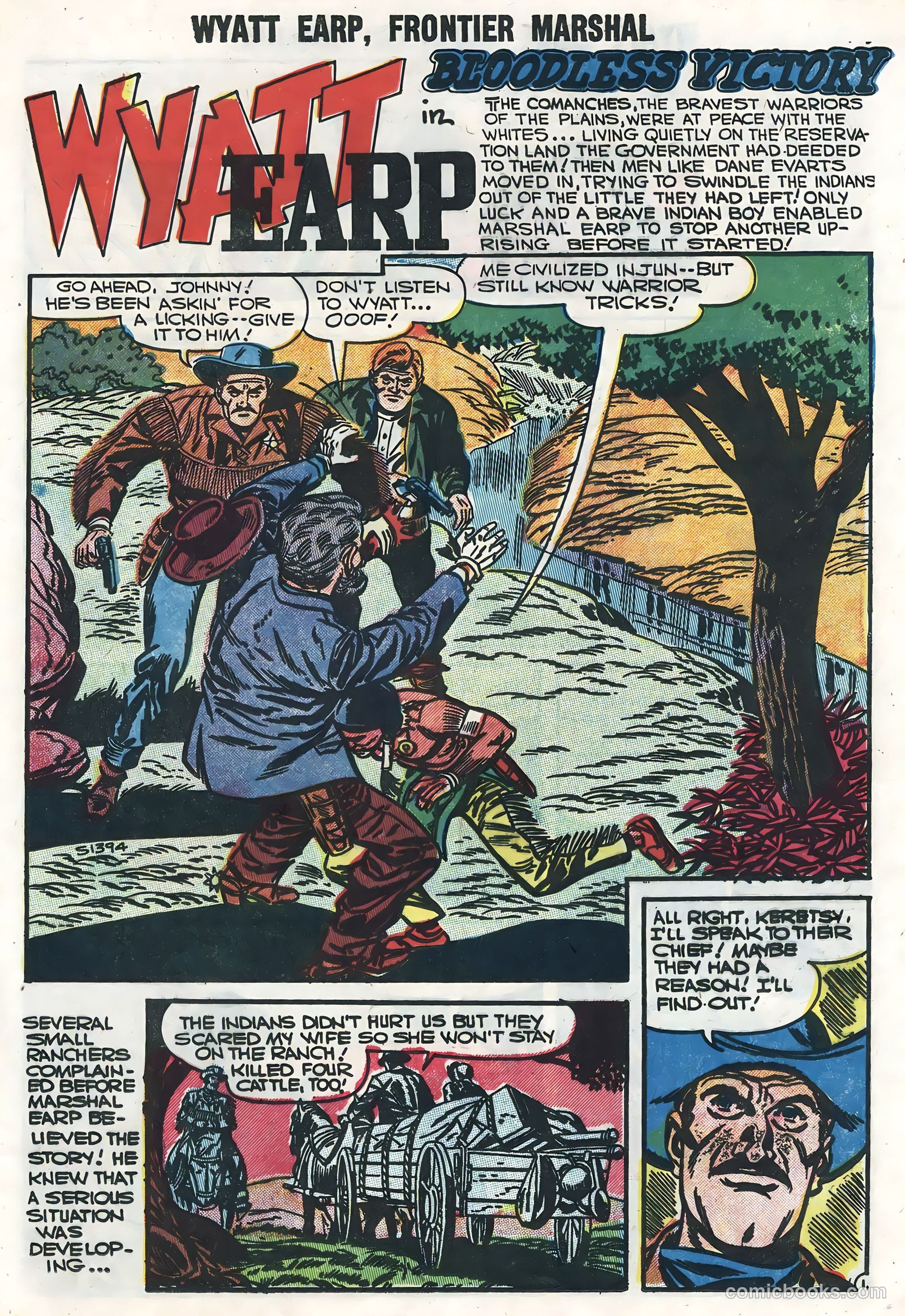 Wyatt Earp #15 (1957) — page 25 of 36