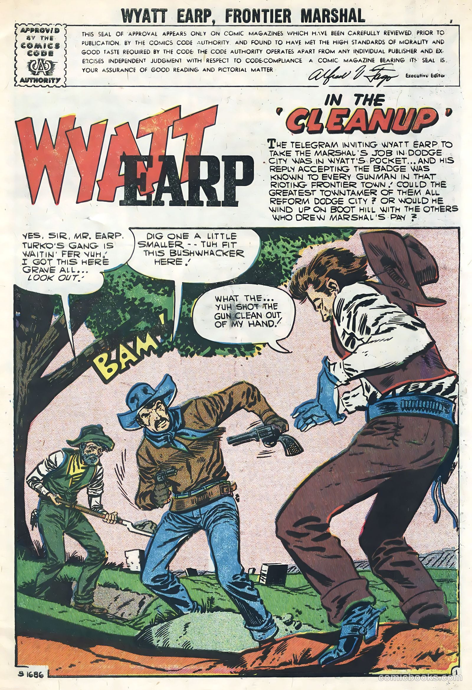 Wyatt Earp #16 (1957) — page 3 of 36
