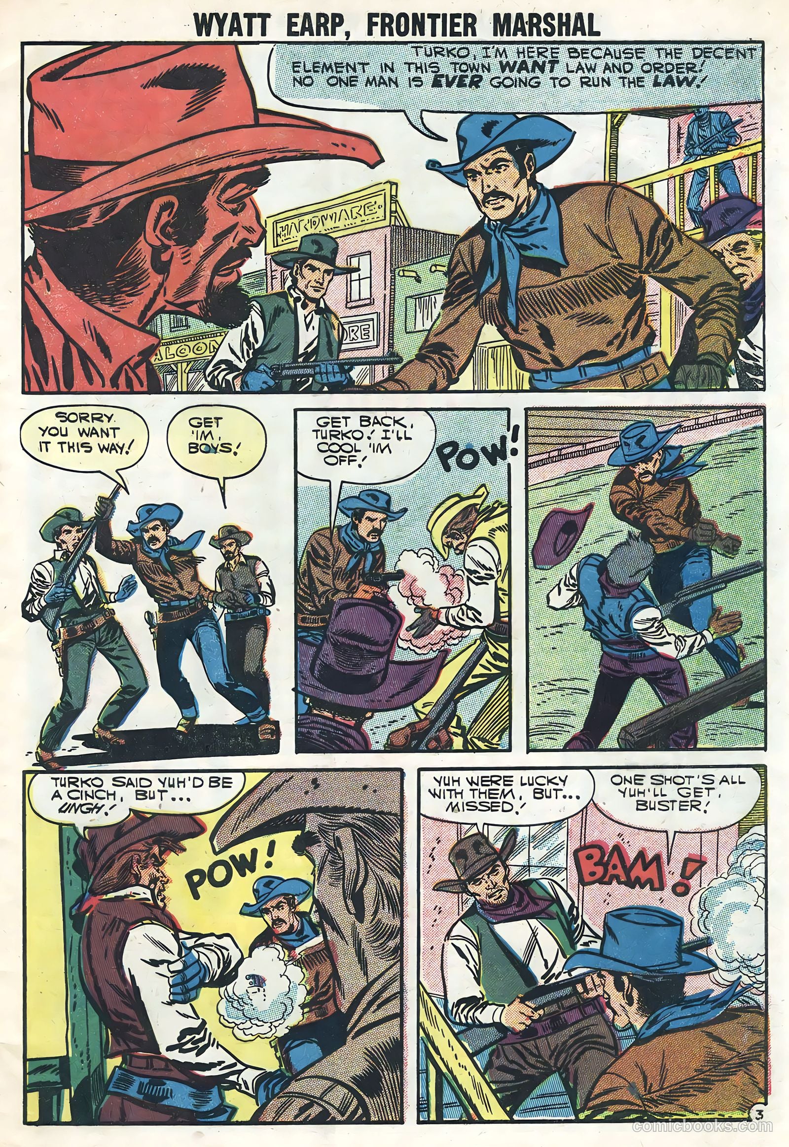 Wyatt Earp #16 (1957) — page 5 of 36