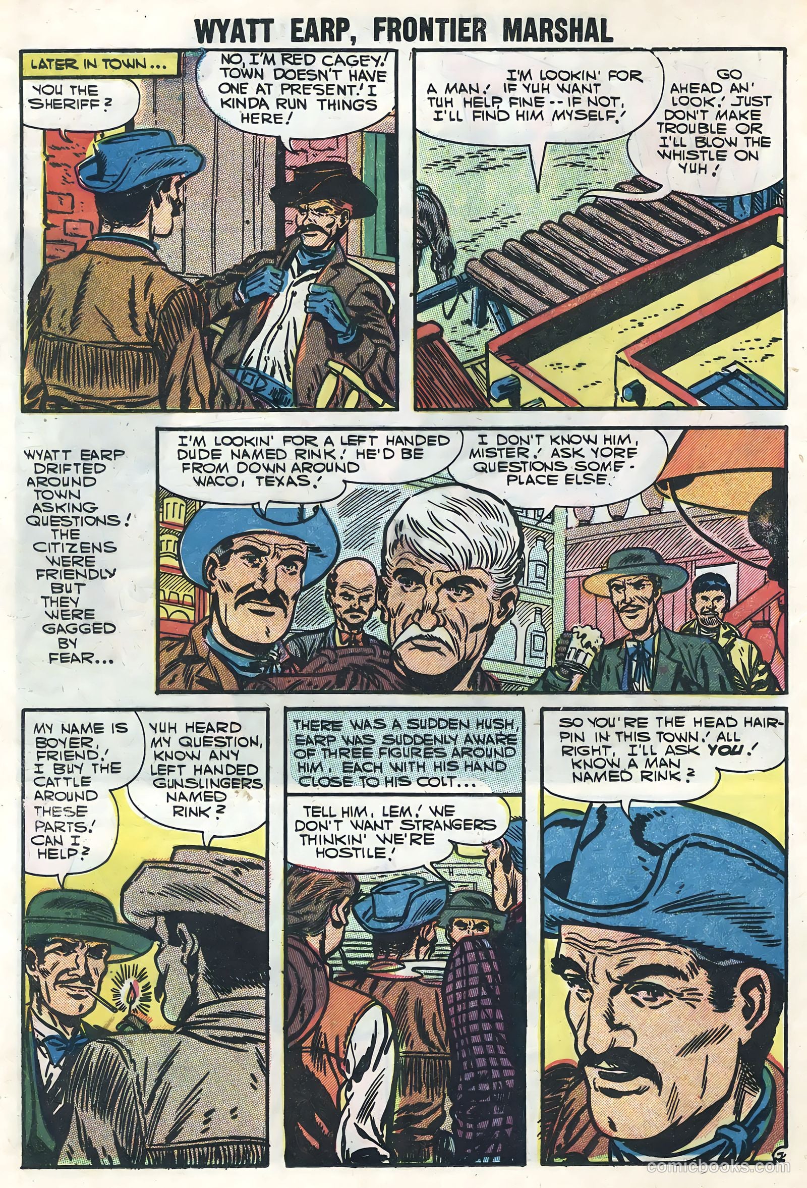Wyatt Earp #16 (1957) — page 12 of 36