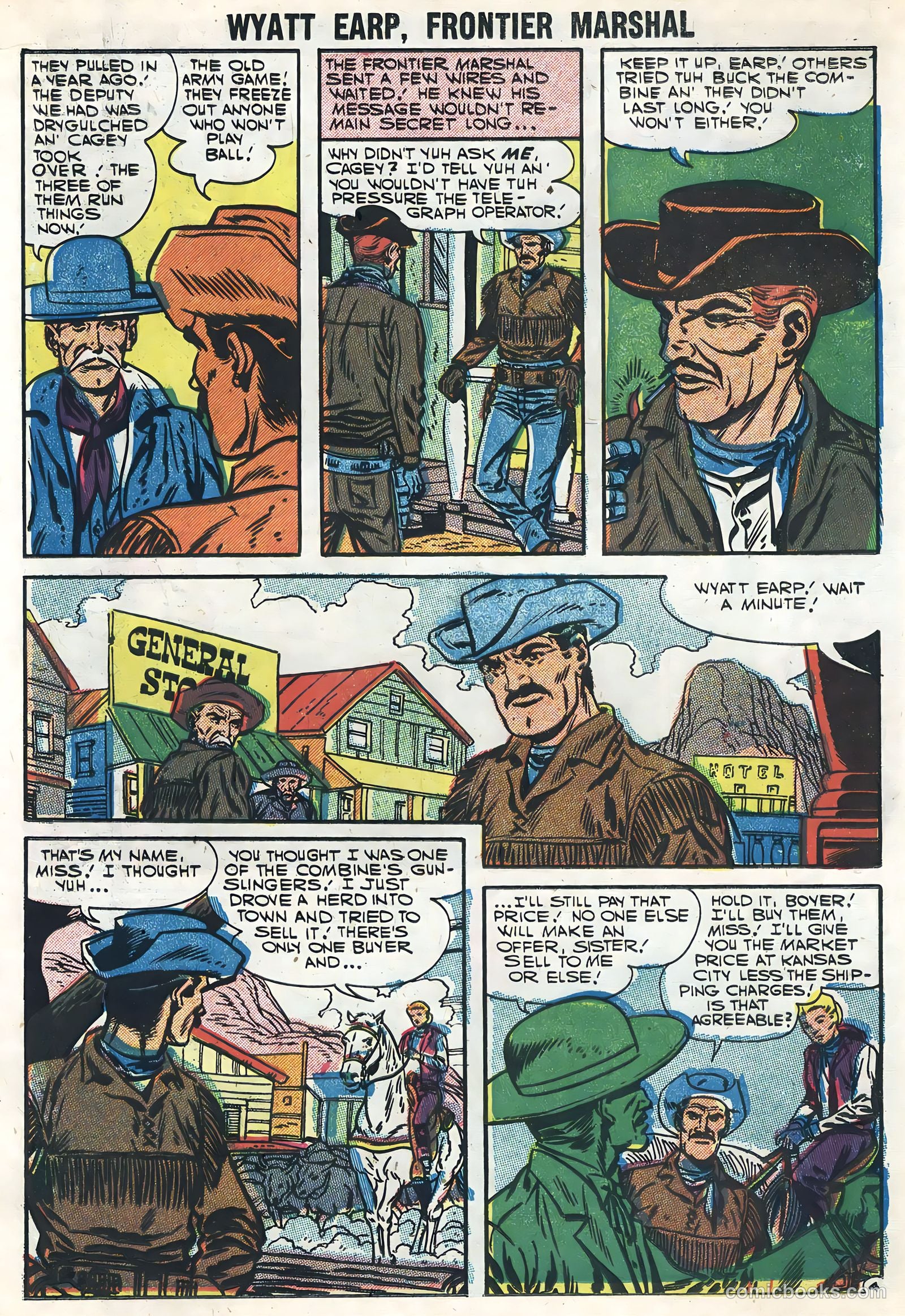 Wyatt Earp #16 (1957) — page 14 of 36