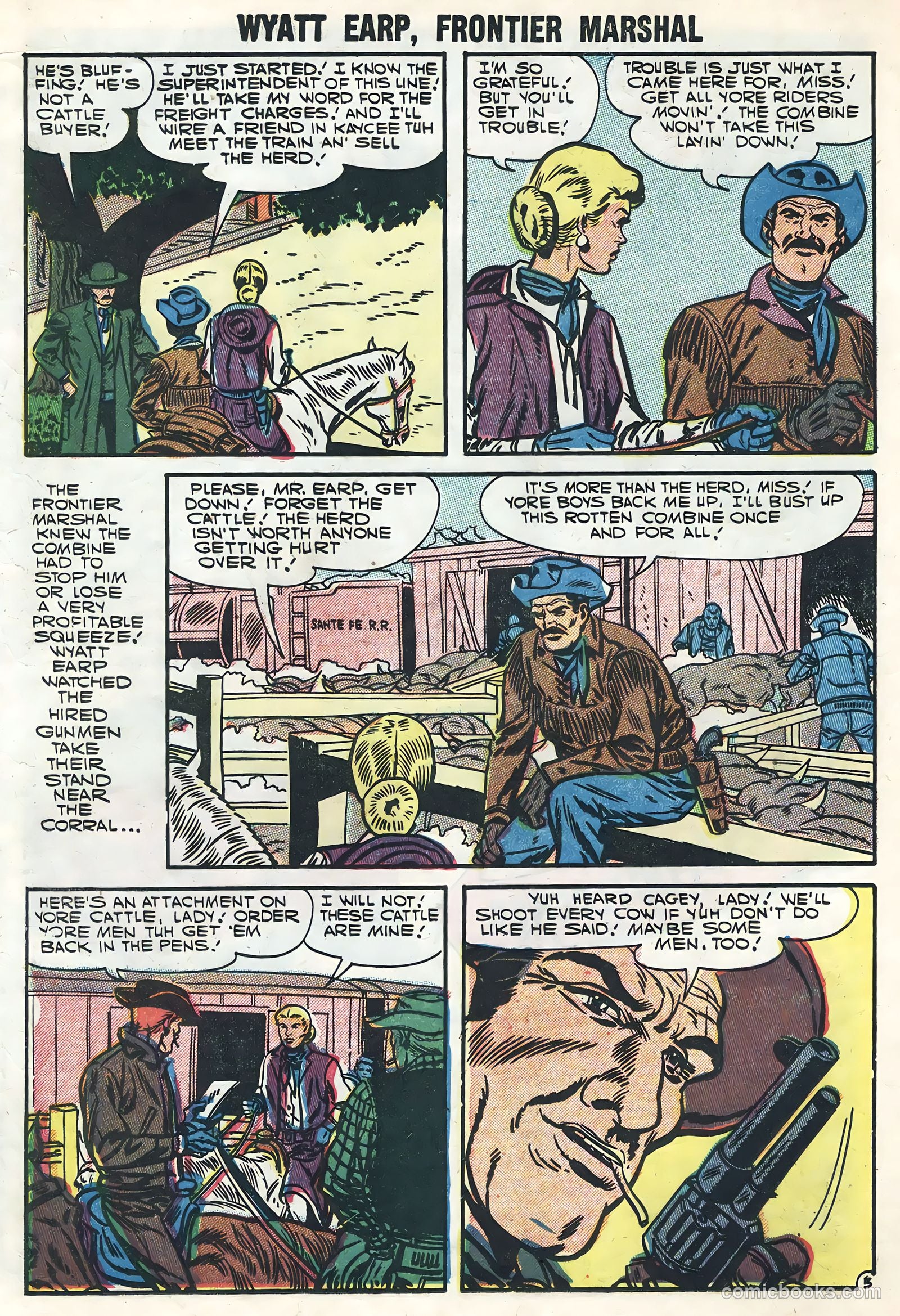 Wyatt Earp #16 (1957) — page 16 of 36