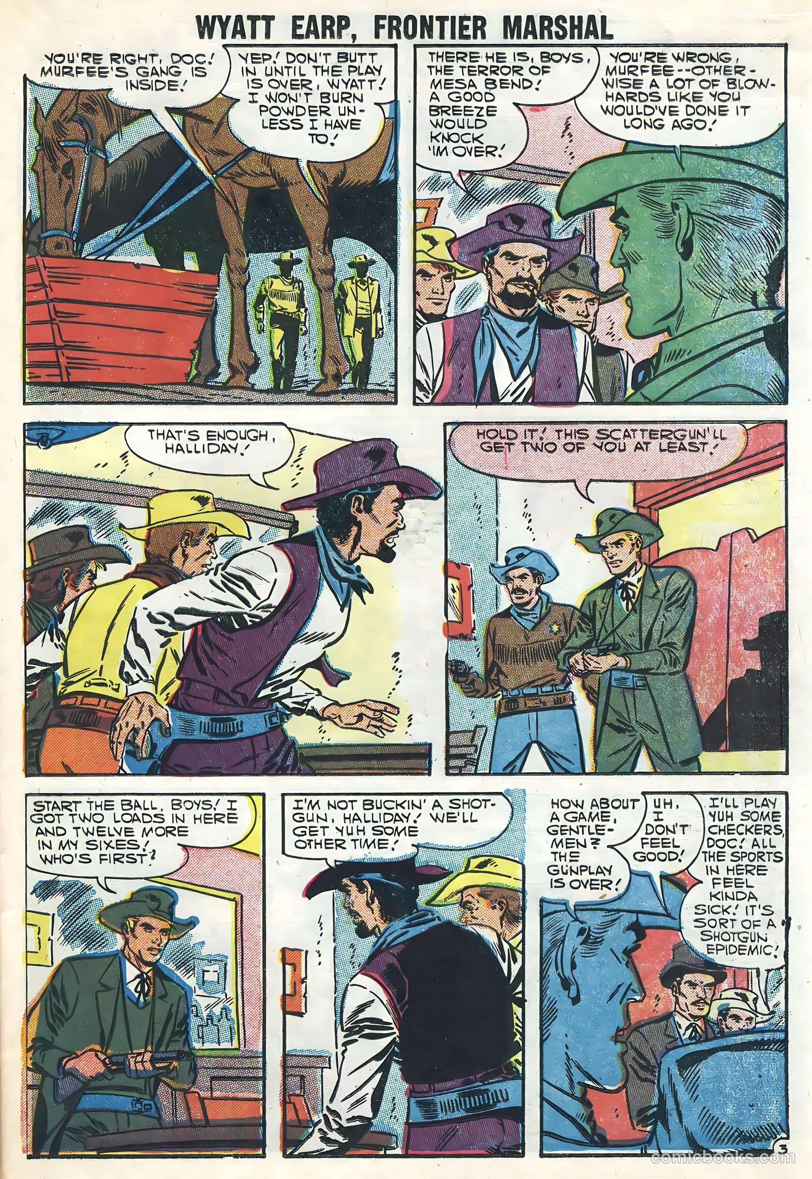 Wyatt Earp #16 (1957) — page 23 of 36