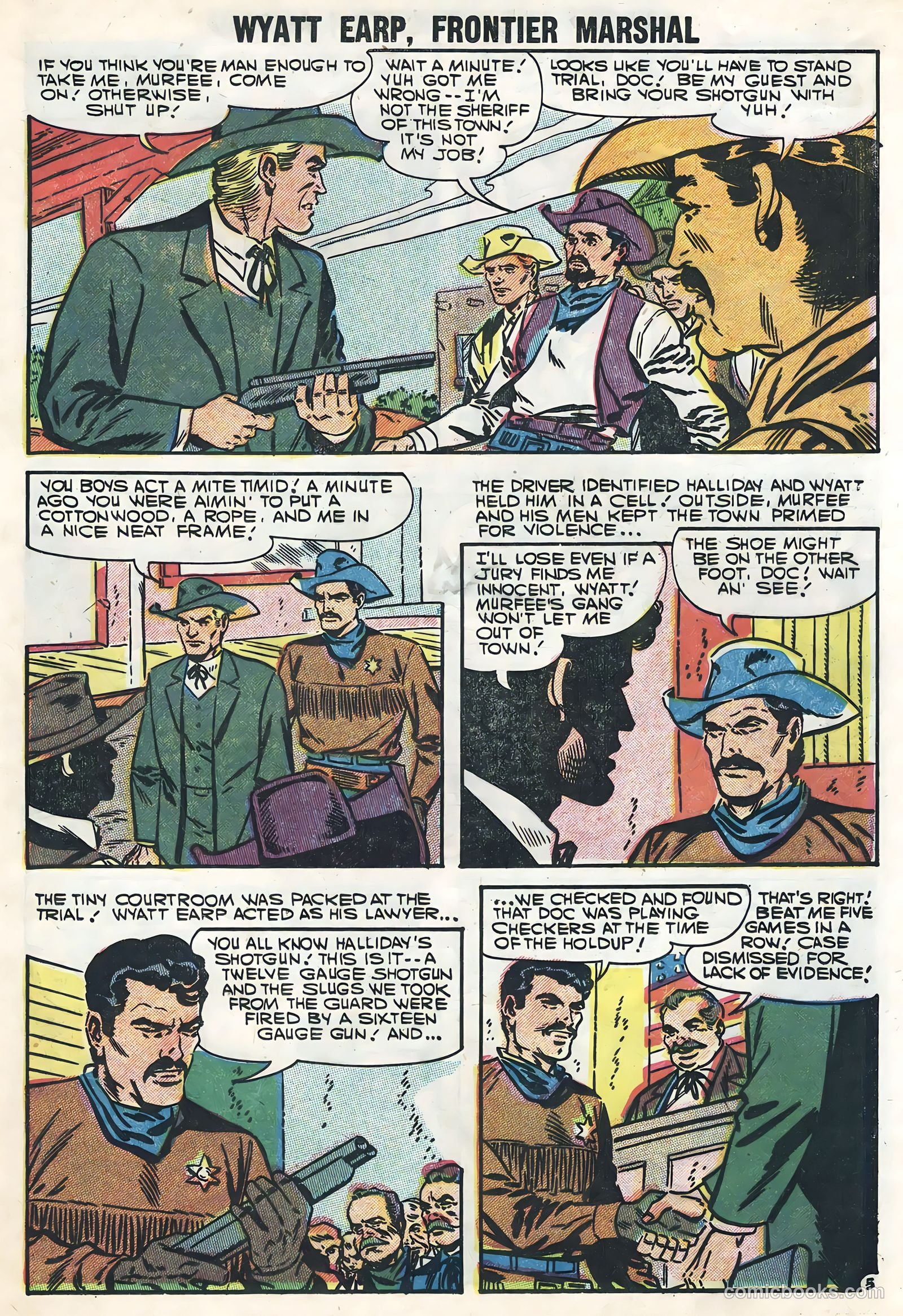 Wyatt Earp #16 (1957) — page 25 of 36