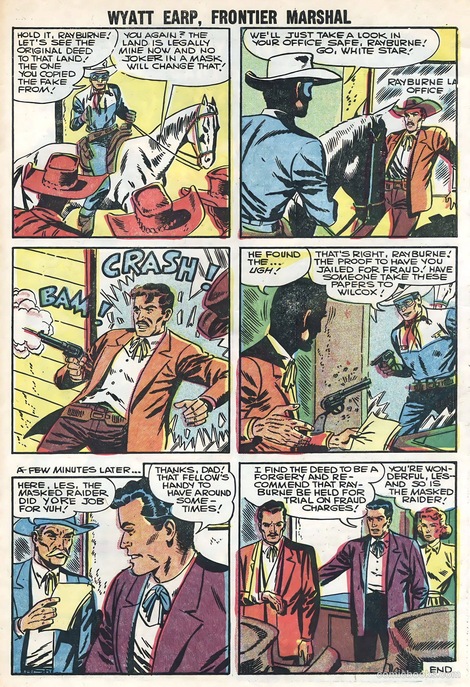Wyatt Earp #16 (1957) — page 33 of 36