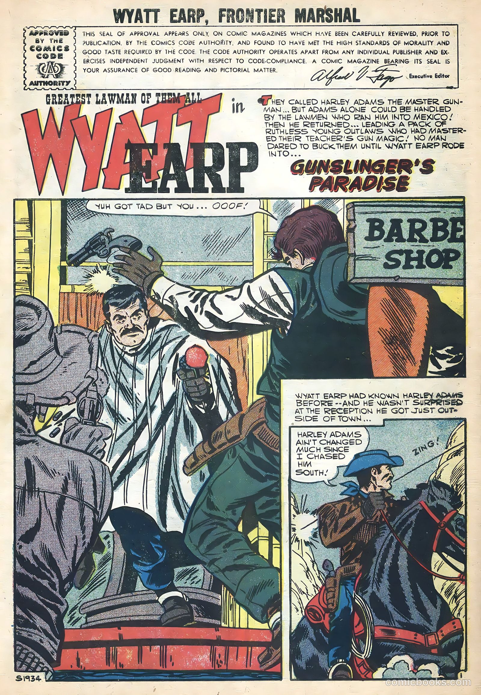 Wyatt Earp #17 (1957) — page 3 of 36