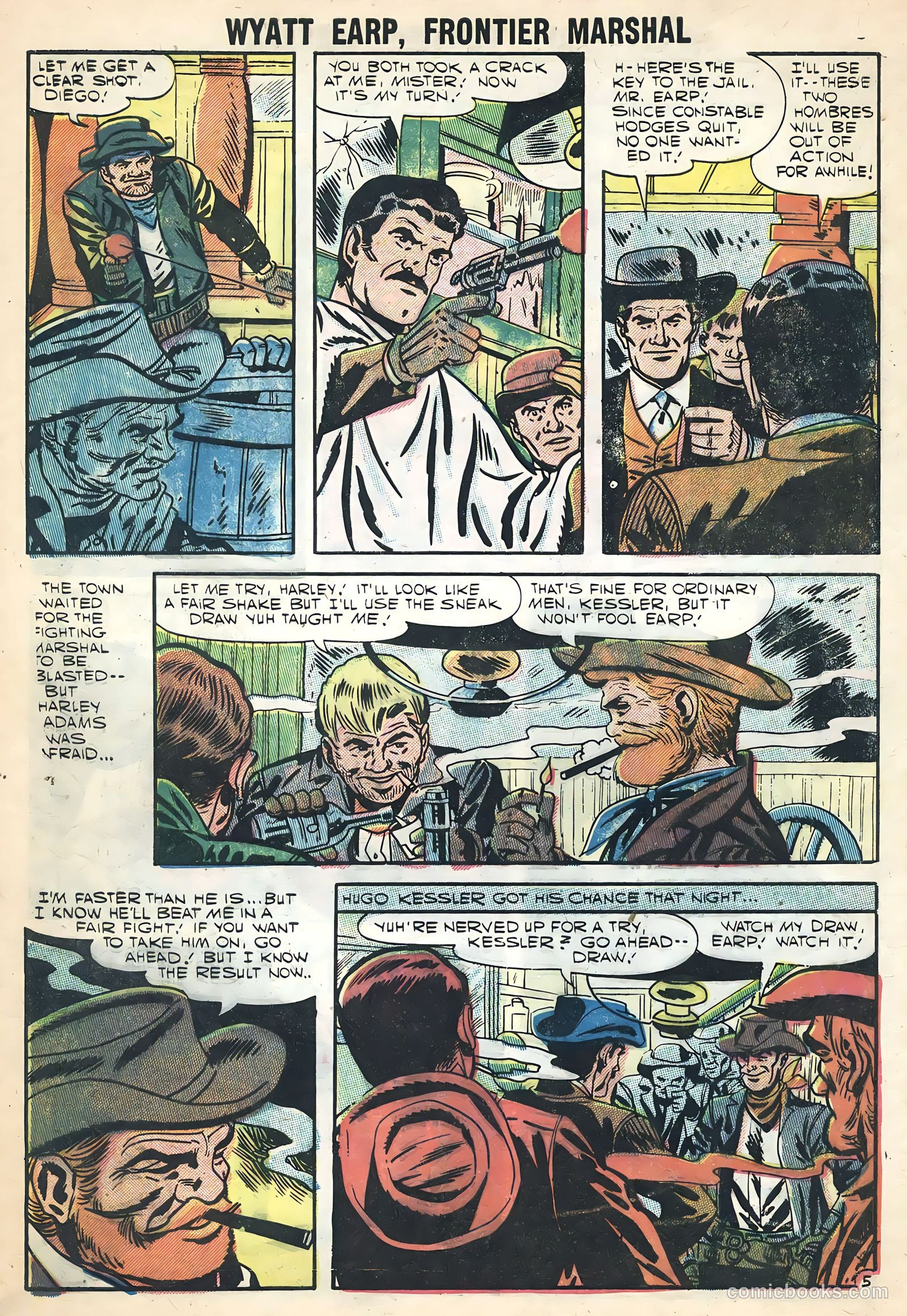 Wyatt Earp #17 (1957) — page 8 of 36