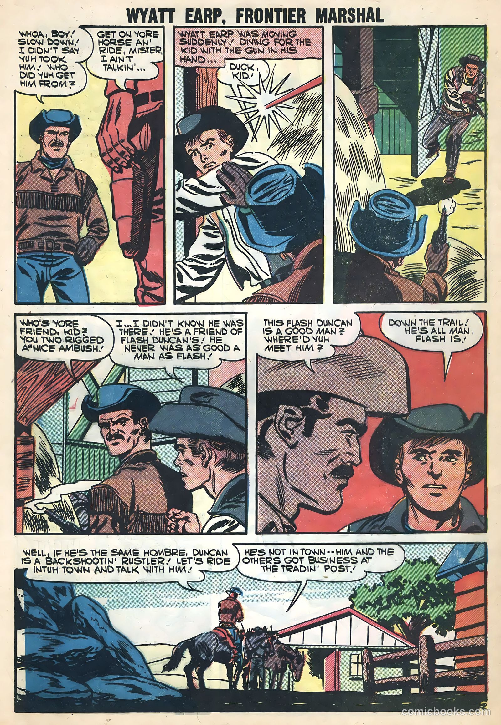 Wyatt Earp #17 (1957) — page 28 of 36