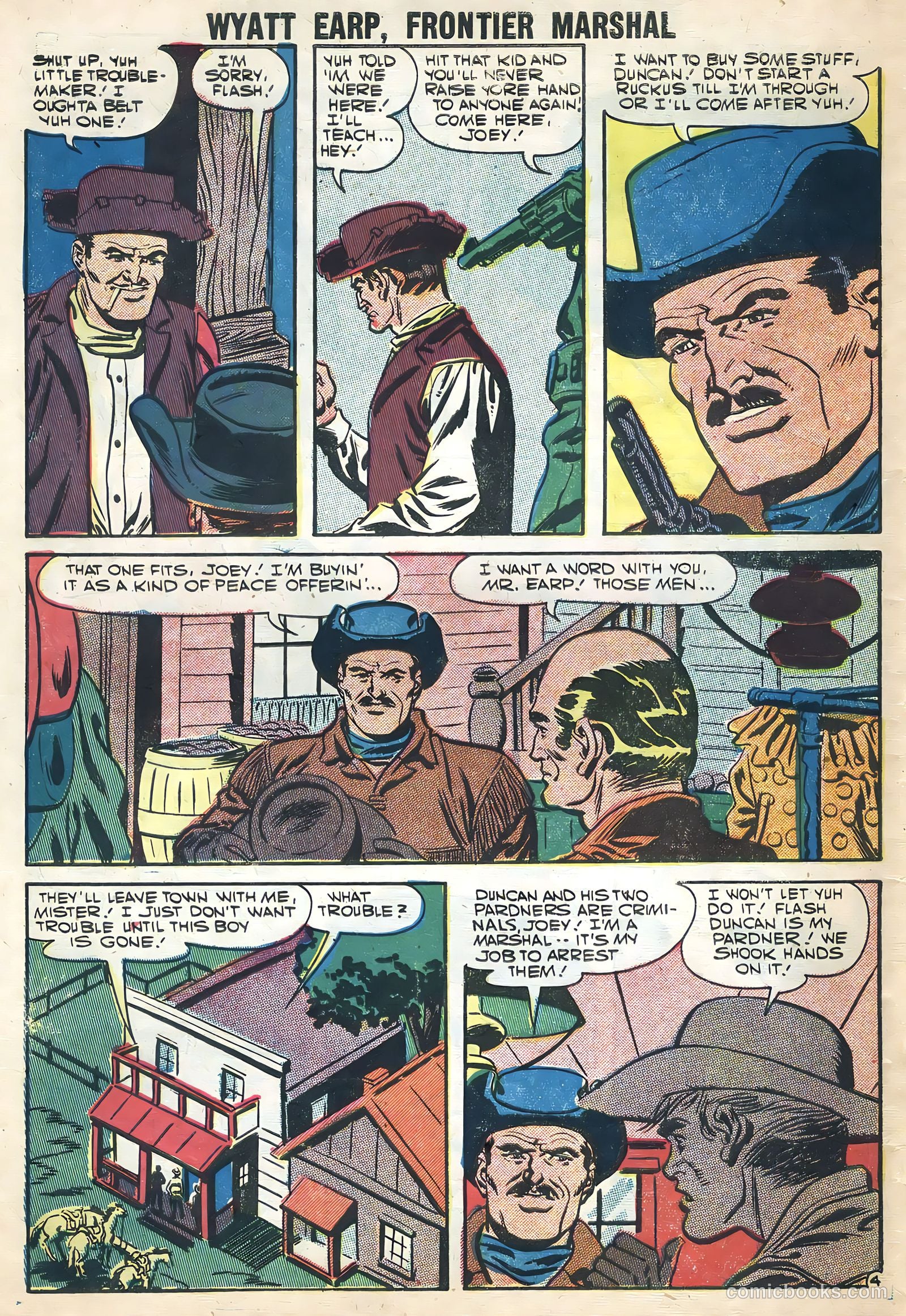 Wyatt Earp #17 (1957) — page 30 of 36
