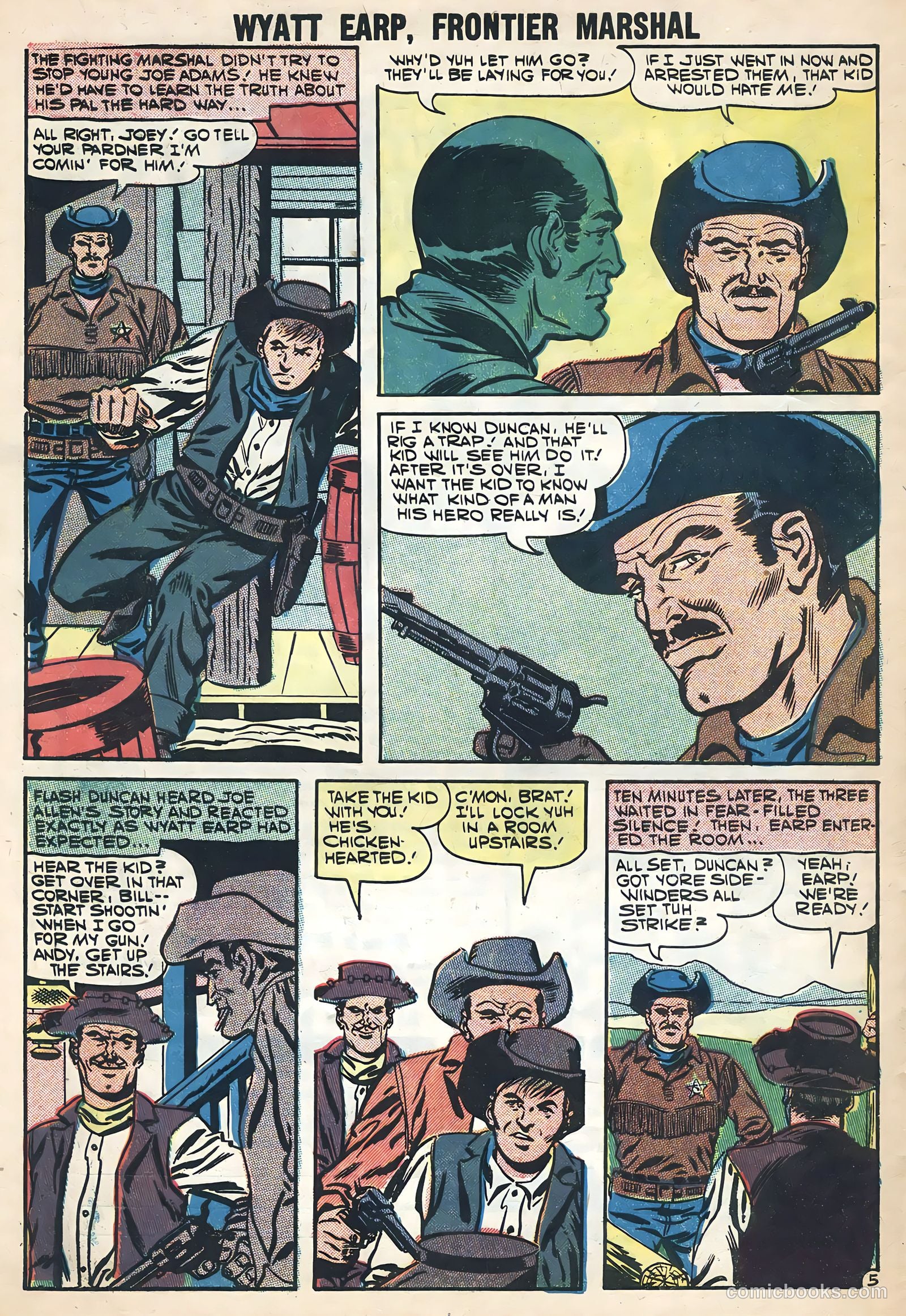 Wyatt Earp #17 (1957) — page 32 of 36